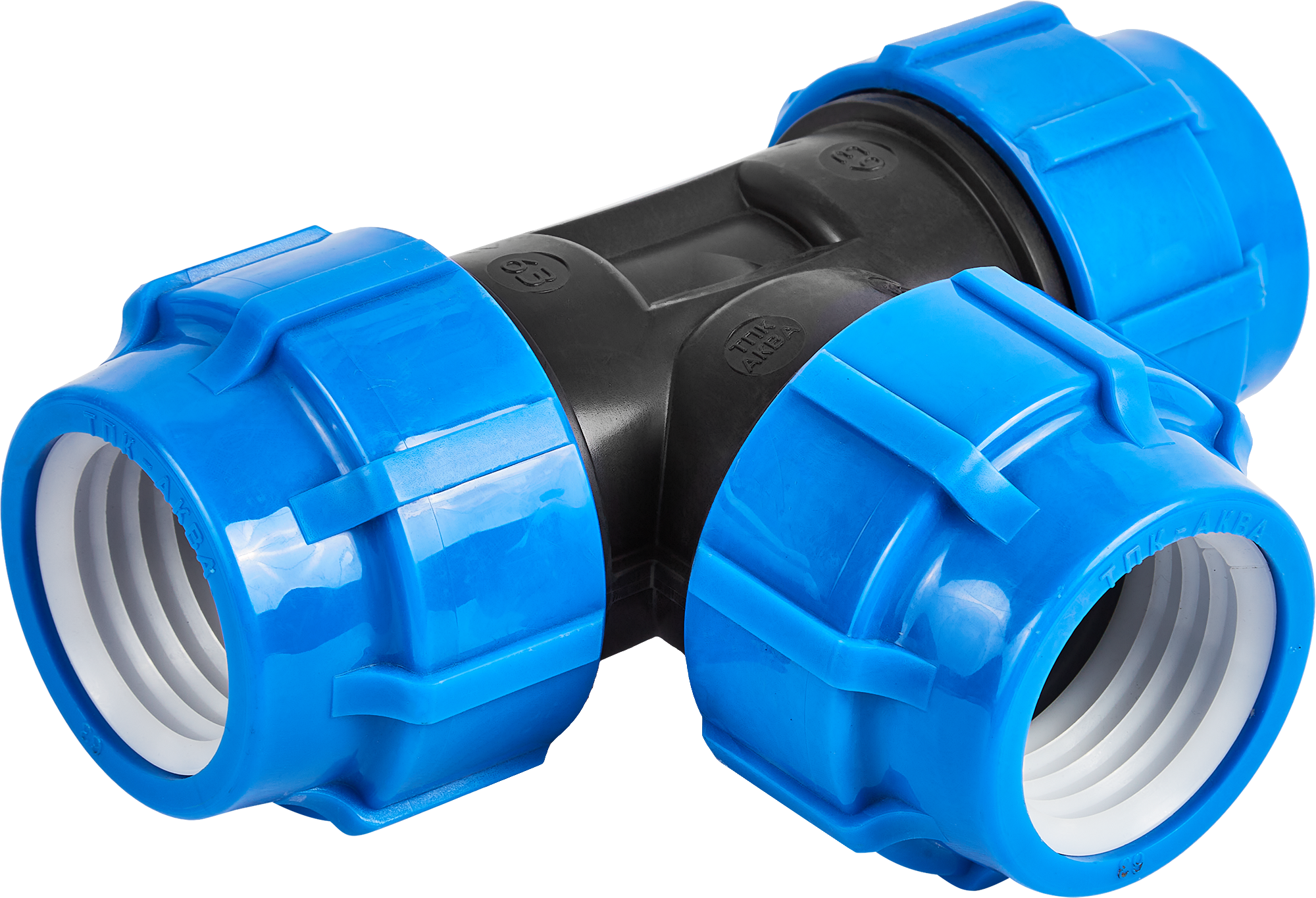 Изображение товара Тройник ПНД Политэк 63x63x63 мм