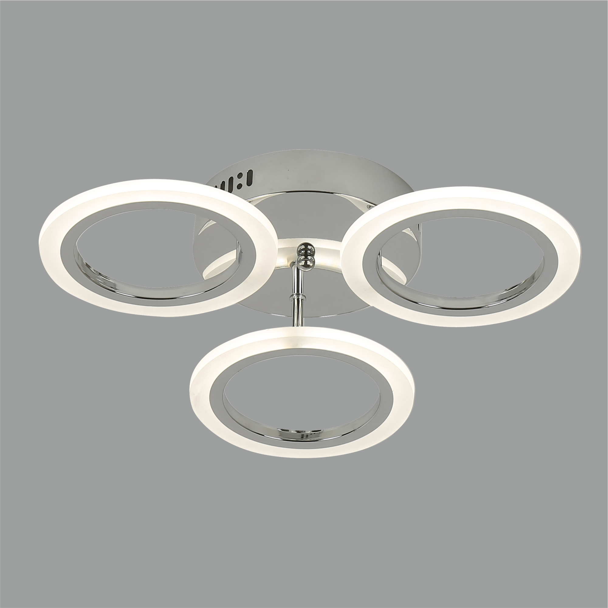 Изображение товара Люстра потолочная светодиодная Fleco 20200-3 CR 48 Вт регулируемый белый свет