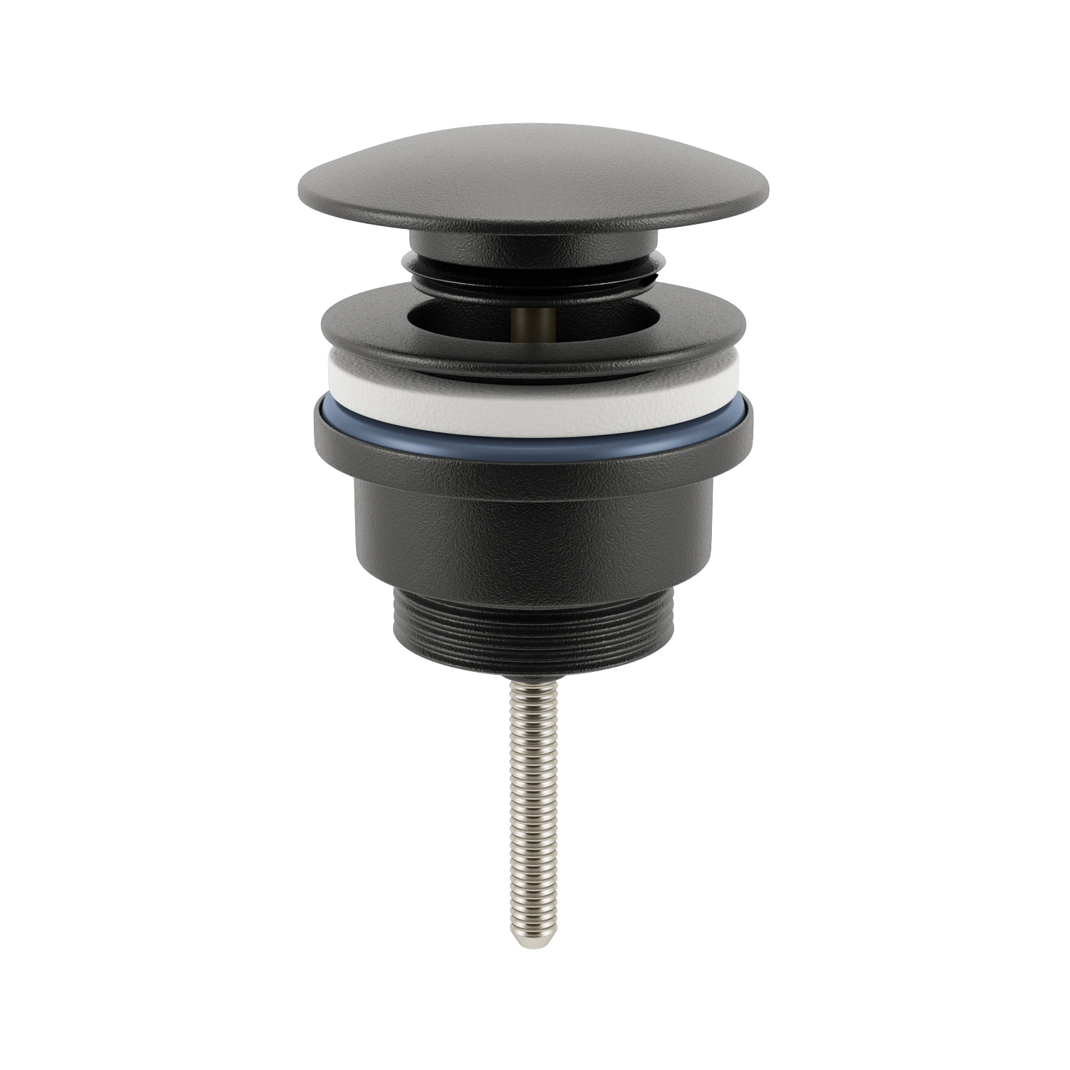 Изображение товара Донный клапан для раковины Wellsee Drainage System 182140000 матовый черный латунь