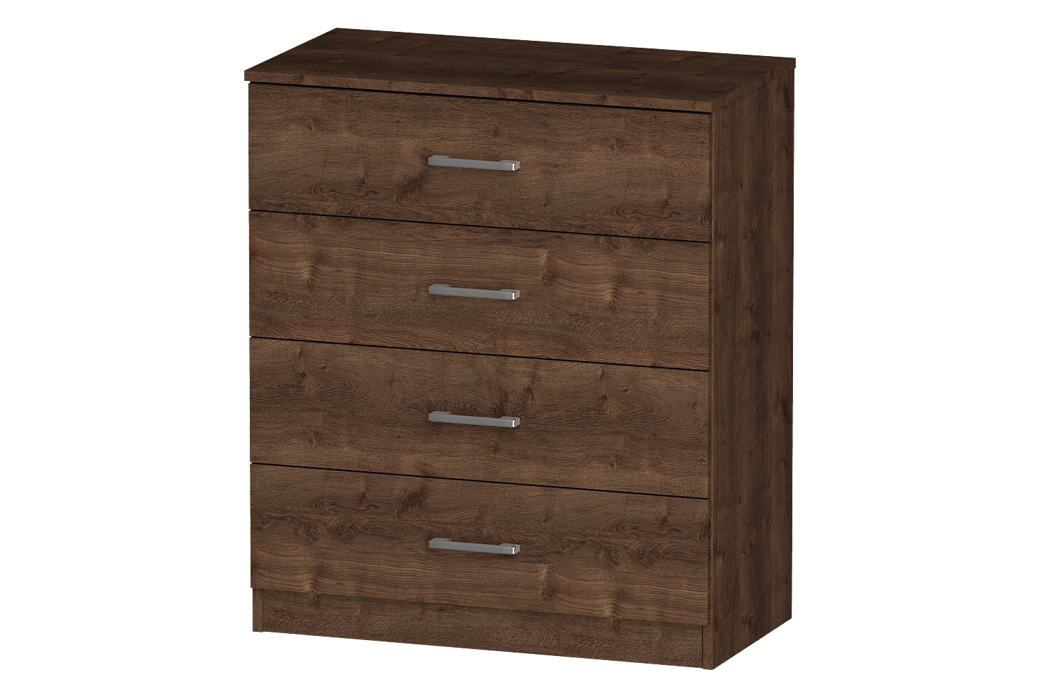 Изображение товара Комод Furnistyle Лайф ЛКМ-01 3 ящика, дуб табак, 80x40x90