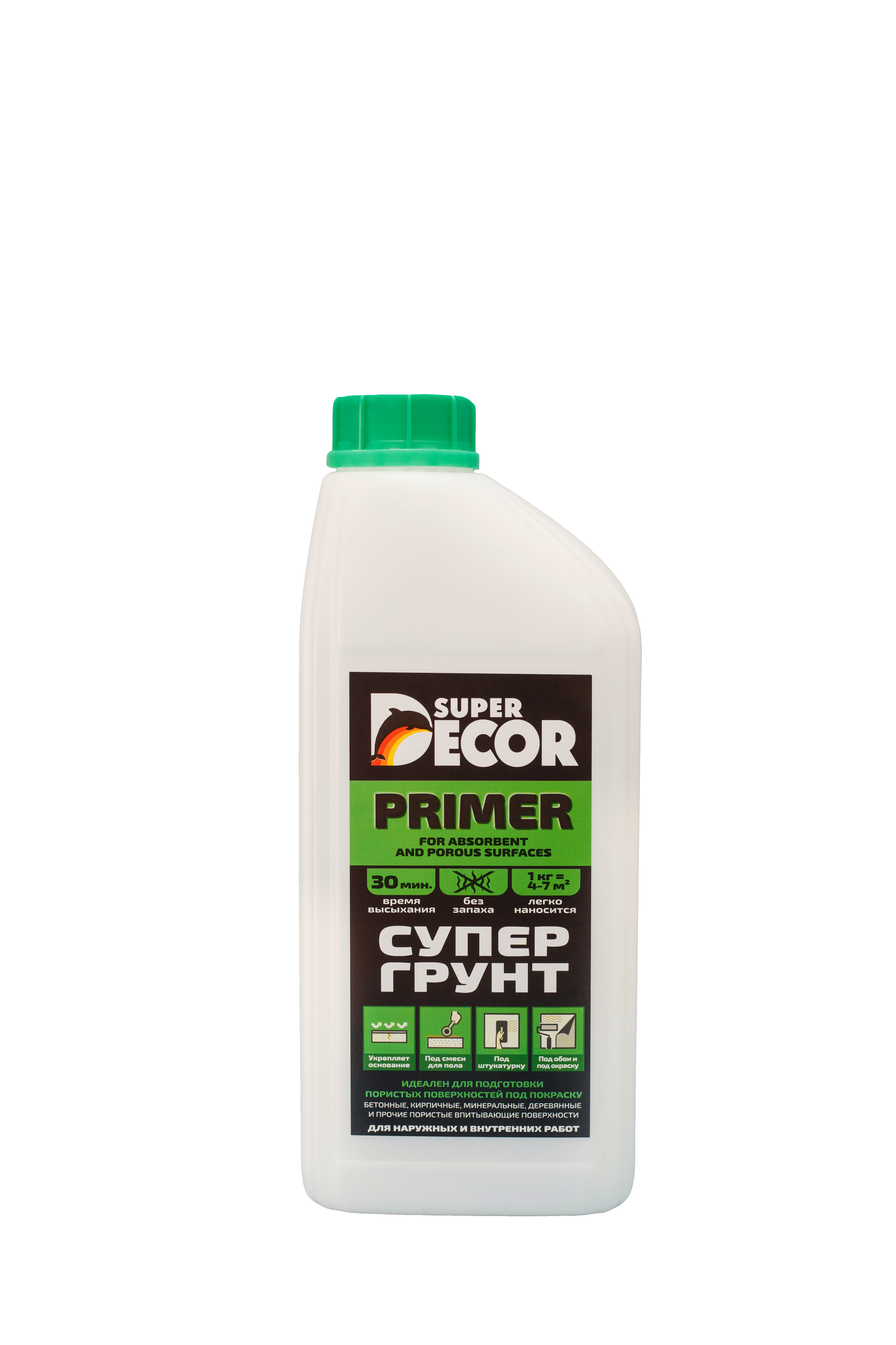 Изображение товара Супергрунт 100 Super Decor Антисептик 1л Изображение товара Супергрунт 100 Super Decor Антисептик 1л