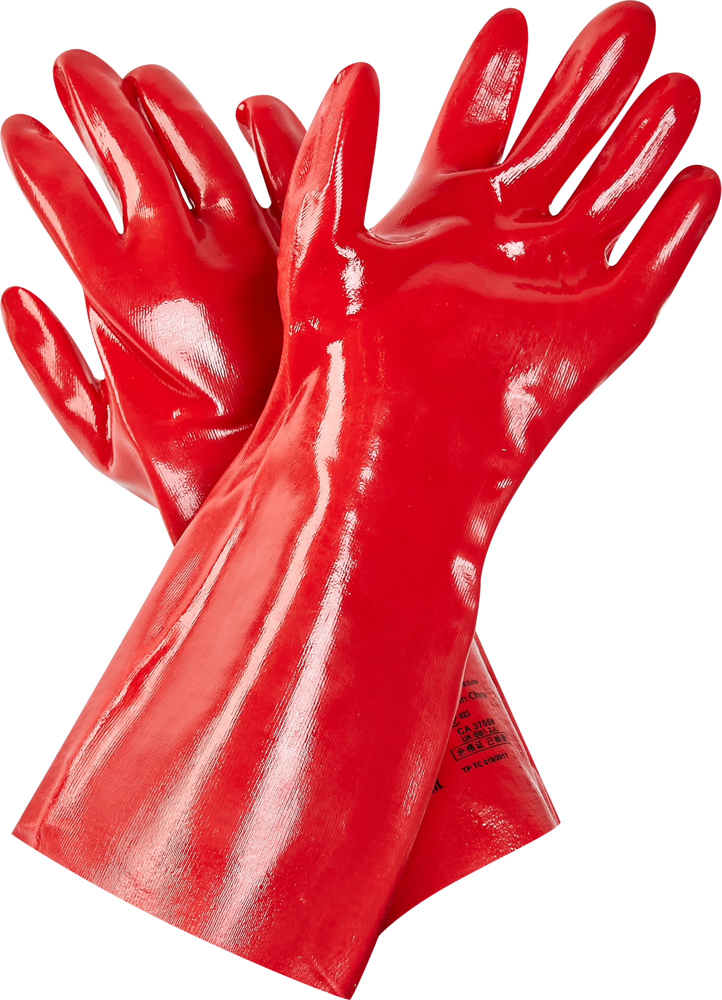 Изображение товара Перчатки с ПВХ покрытием Delta Plus PVC7335 размер 10 для химической защиты