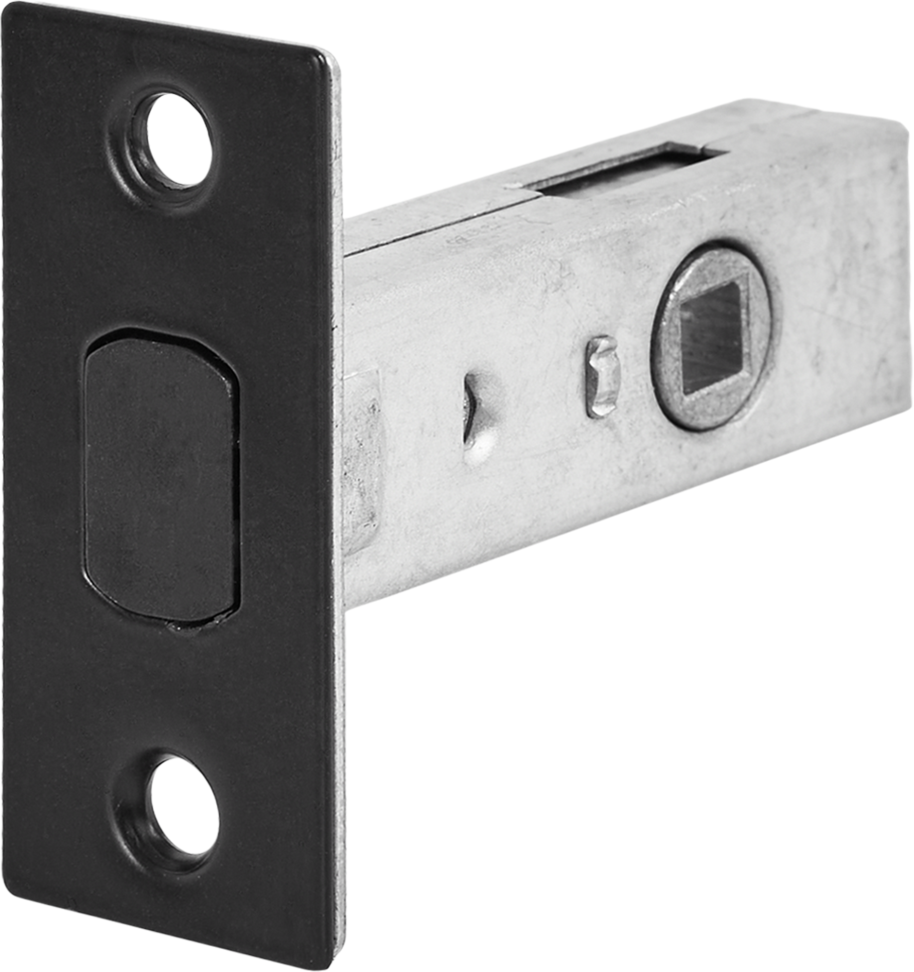 Задвижка межкомнатная 7-45, 57x82x25 мм, сталь, цвет черный