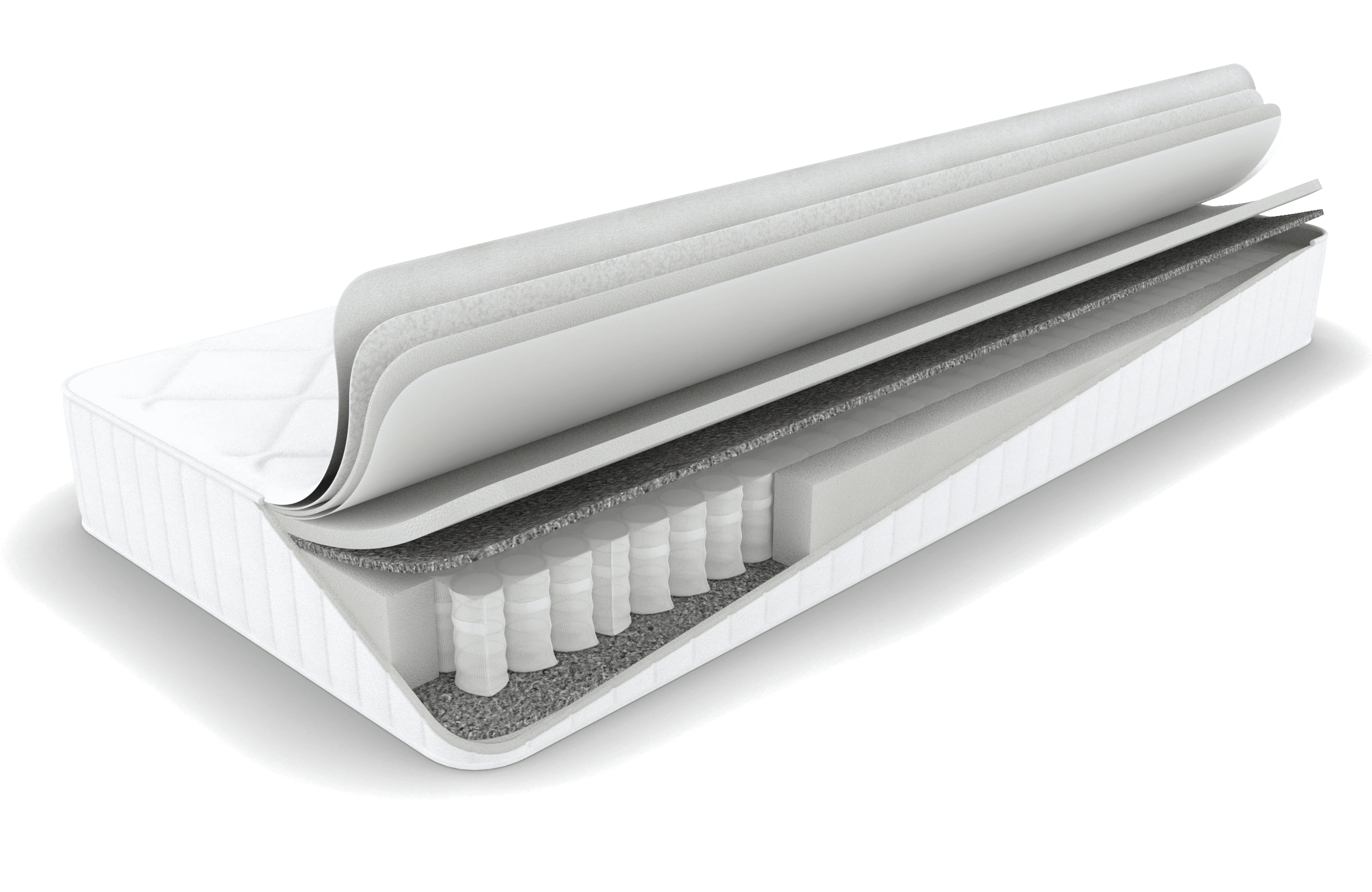 Изображение товара Матрас Хэтлевик 90x200 см пружинный блок Средний жесткости экологичный хлопковый чехол