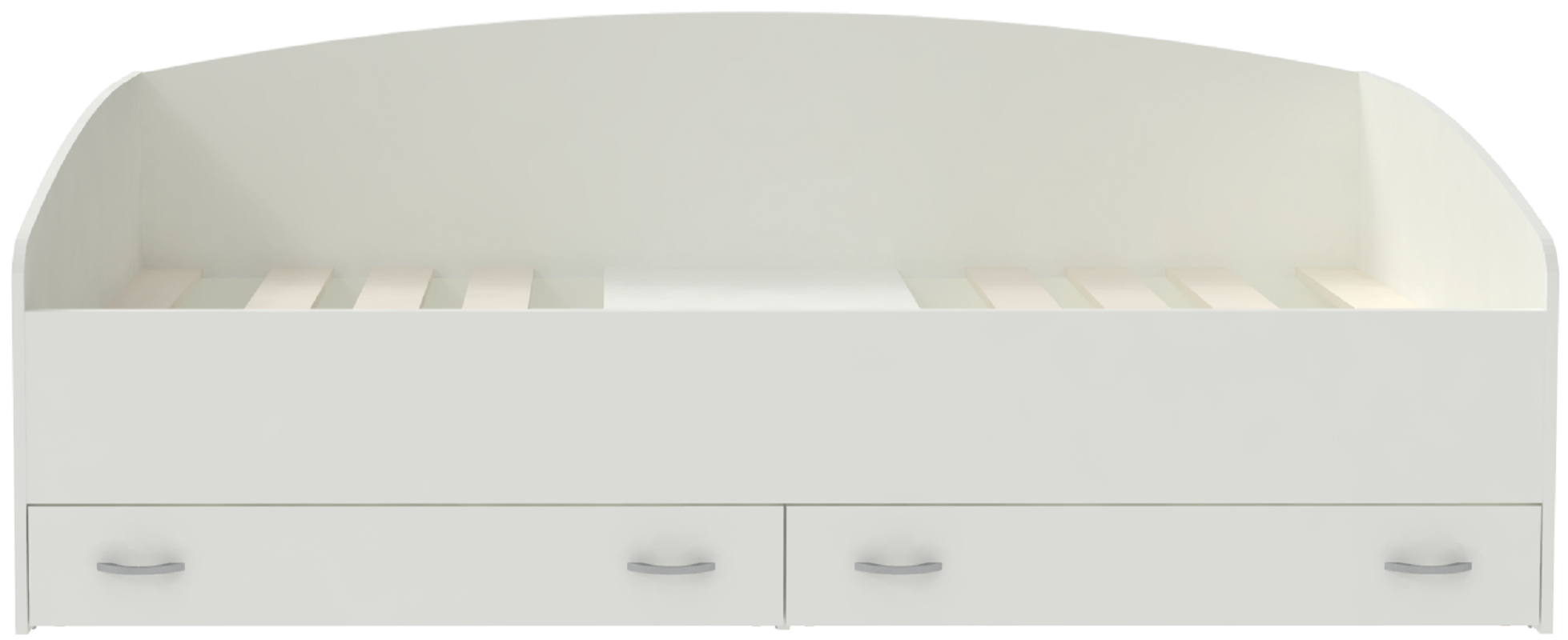 Изображение товара Детская кровать Кариви Кадет с выкатными ящиками 90x200 белая