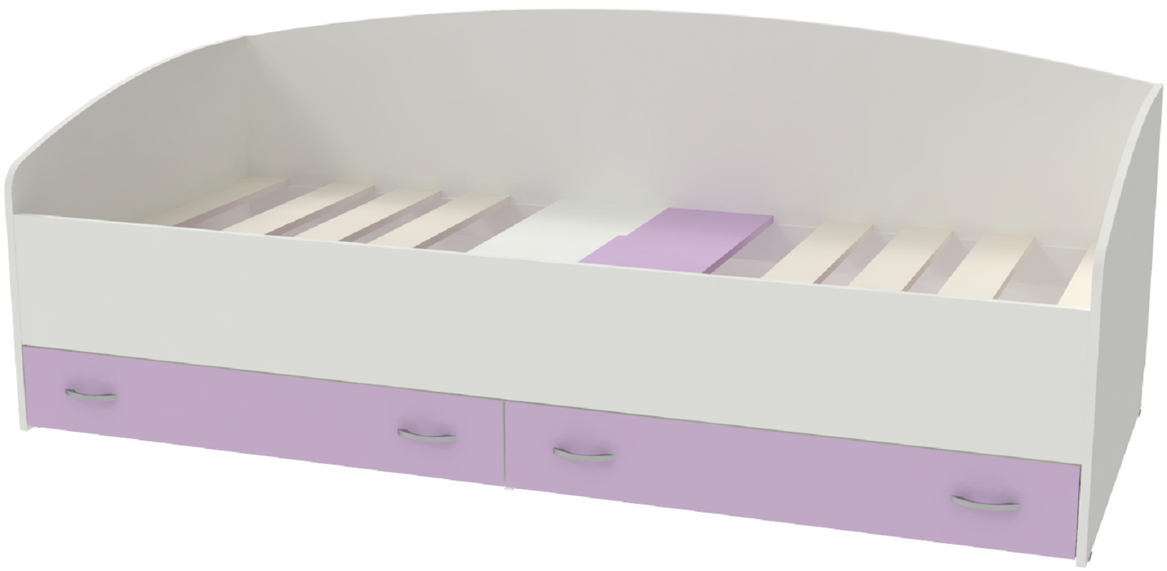 Изображение товара Детская кровать Кариви Кадет с выкатными ящиками 90x200 см Россия