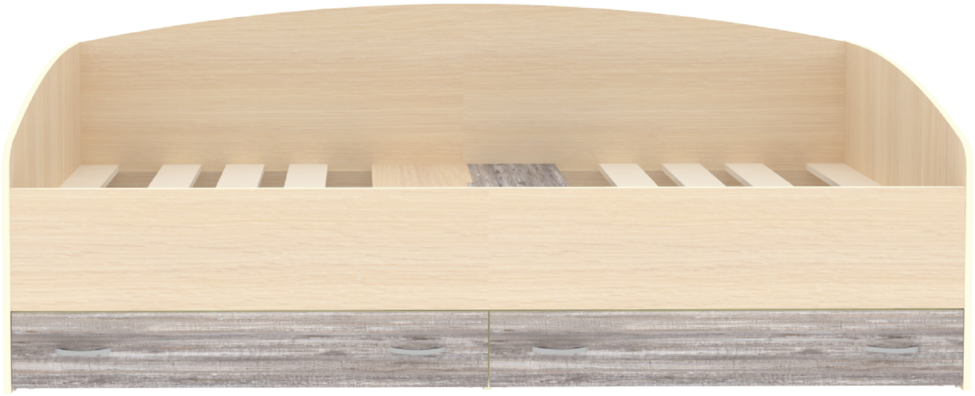 Изображение товара Детская кровать Кариви Кадет с выкатными ящиками 90х200 см