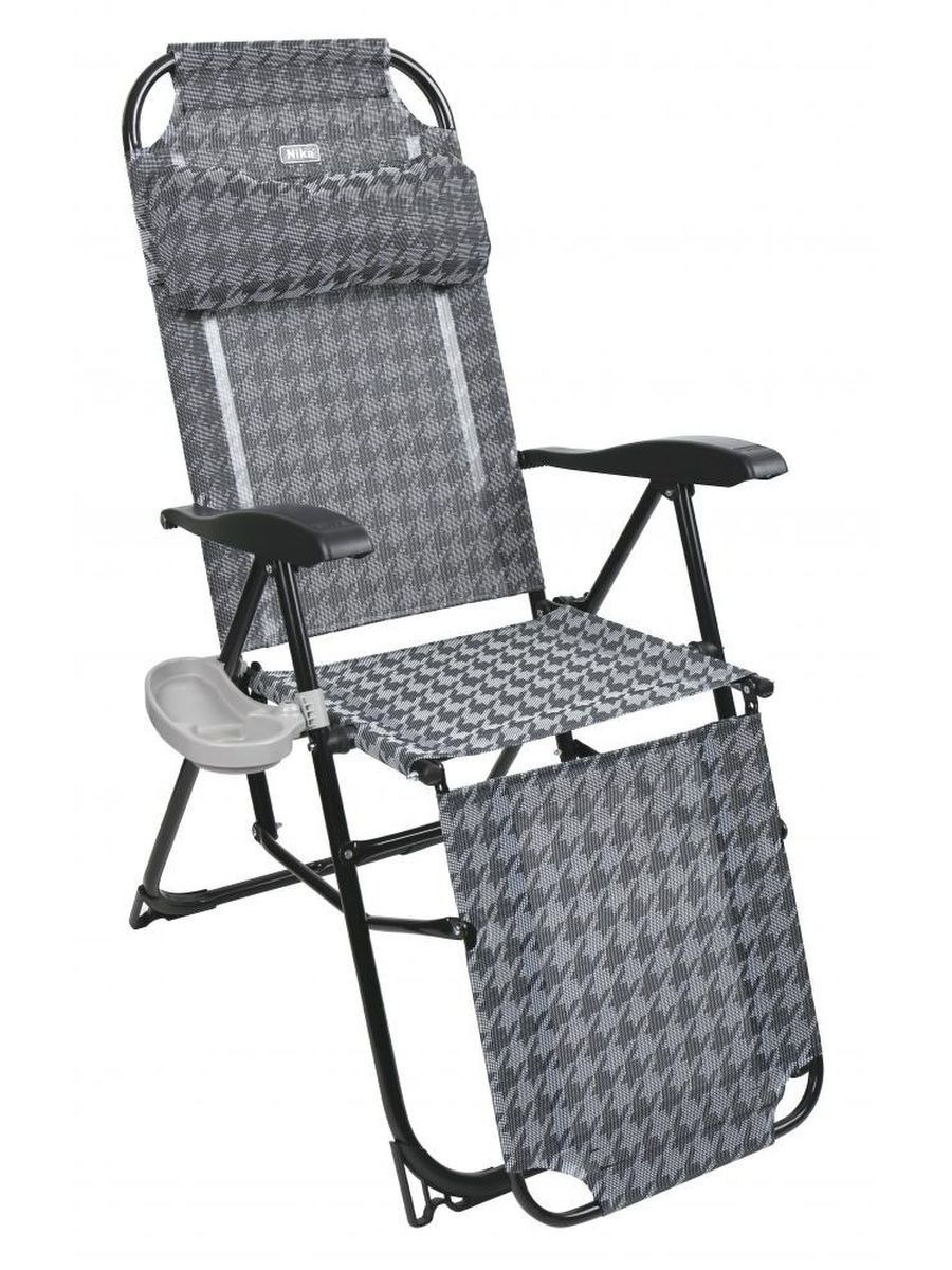 Изображение товара Шезлонг складной Nika КШ3 для отдыха на улице и дома