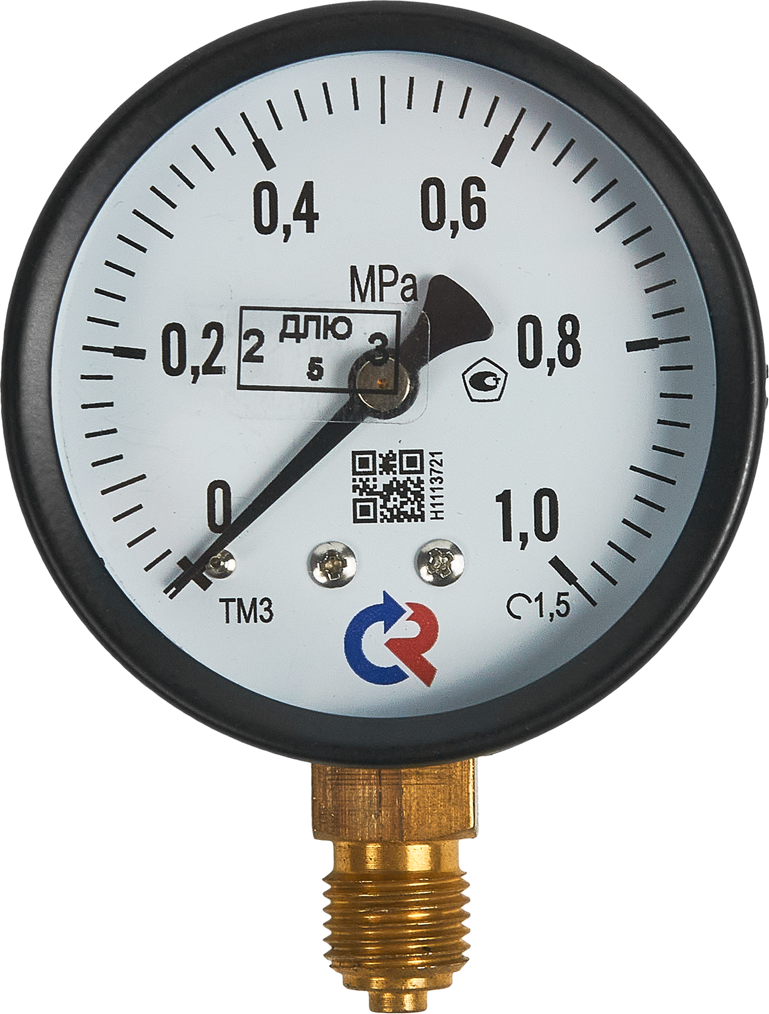 Манометр радиальный Росма ТМ-310Р.00 10 бар 1/4" 63 мм
