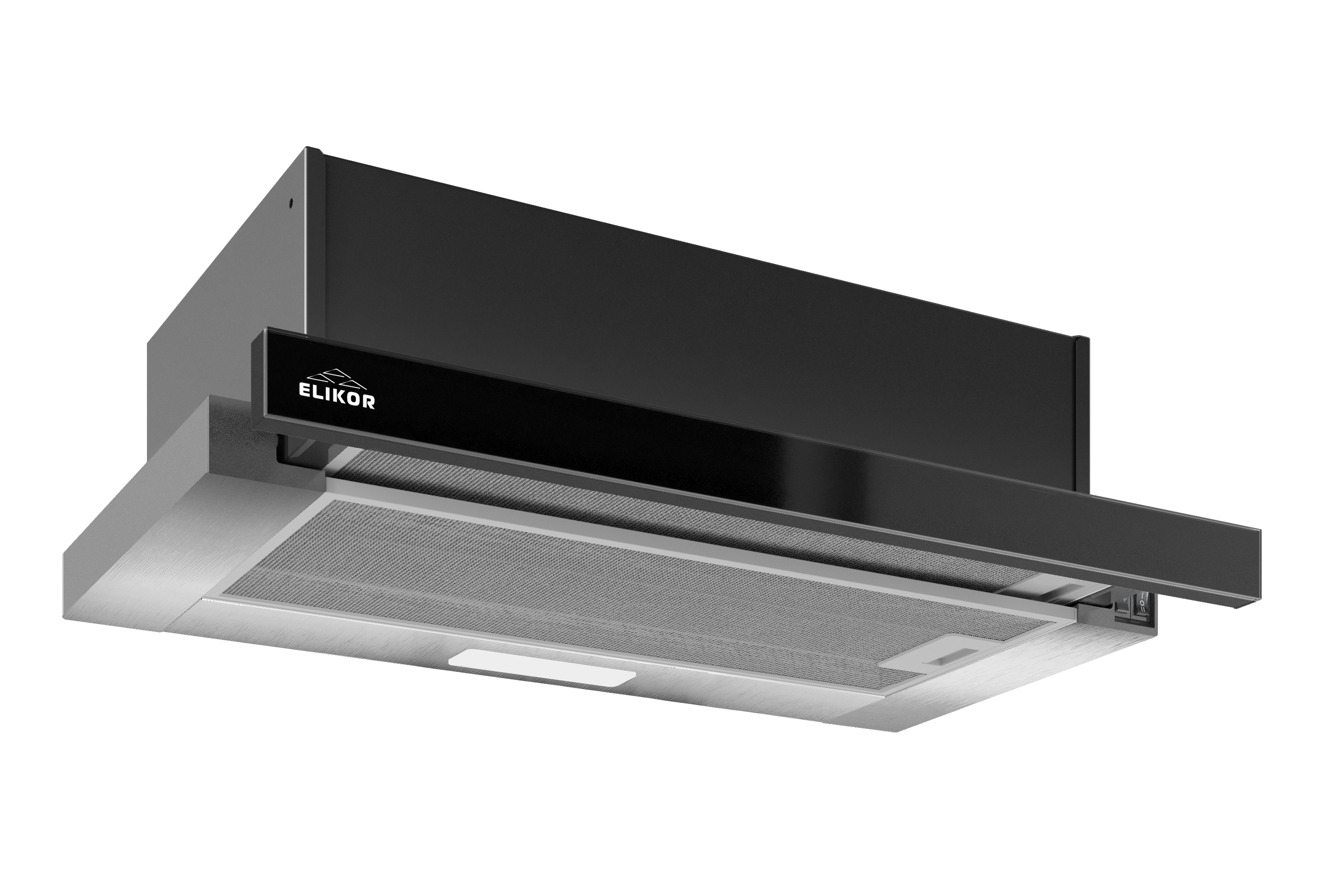 Изображение товара Встраиваемая вытяжка Elikor GLASS 60Н-400-В2Д серый 21 см