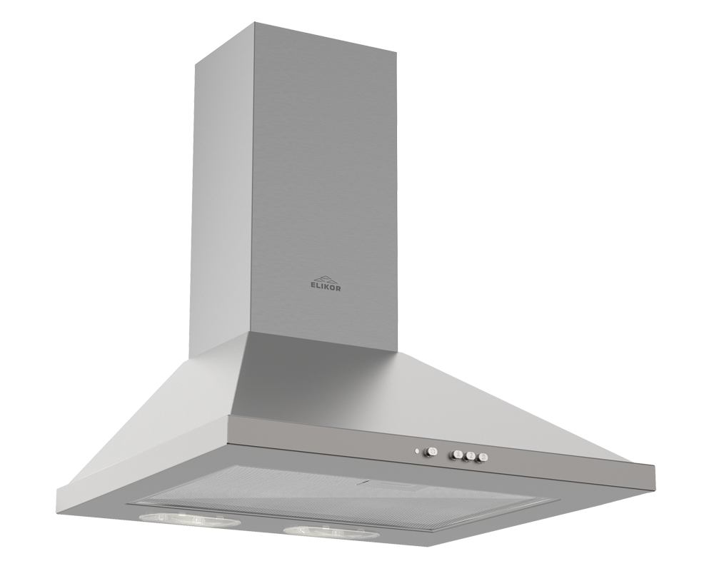 Изображение товара Наклонная вытяжка Elikor Оптима 60Н-400-К3Л для кухни, мощная и стильная