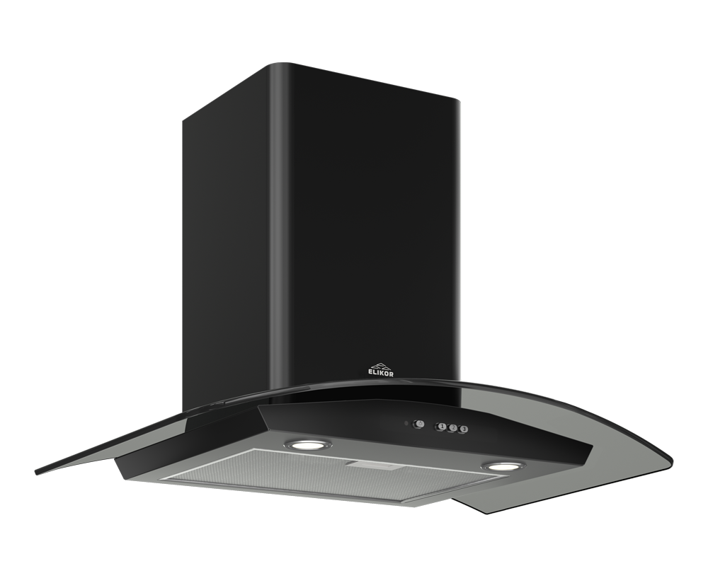 Изображение товара Наклонная вытяжка Elikor Аметист 60Н-430-К3Д 62 см серый/серебристый