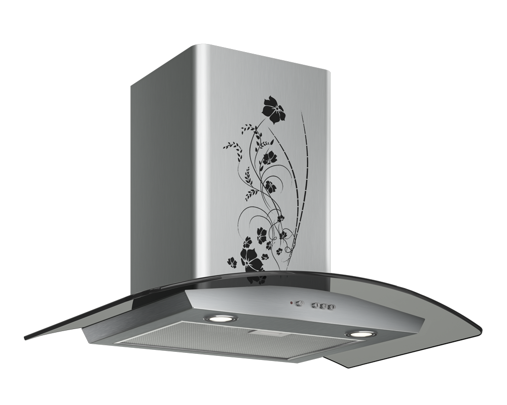 Изображение товара Наклонная вытяжка Elikor Аметист 90Н-650-К3Д 53 см для кухни серый