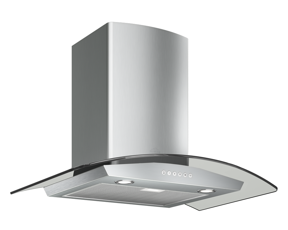 Изображение товара Кухонная наклонная вытяжка Elikor Аметист S4 90Н-700-Э4Д 55 см серебристая