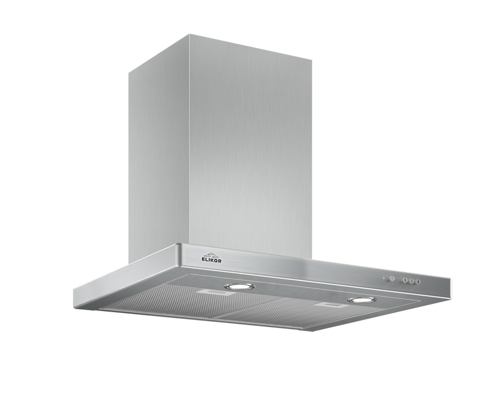 Изображение товара Наклонная вытяжка Elikor Квадра 60Н-430-К3Д 35 см с металлическим фильтром и тремя скоростями