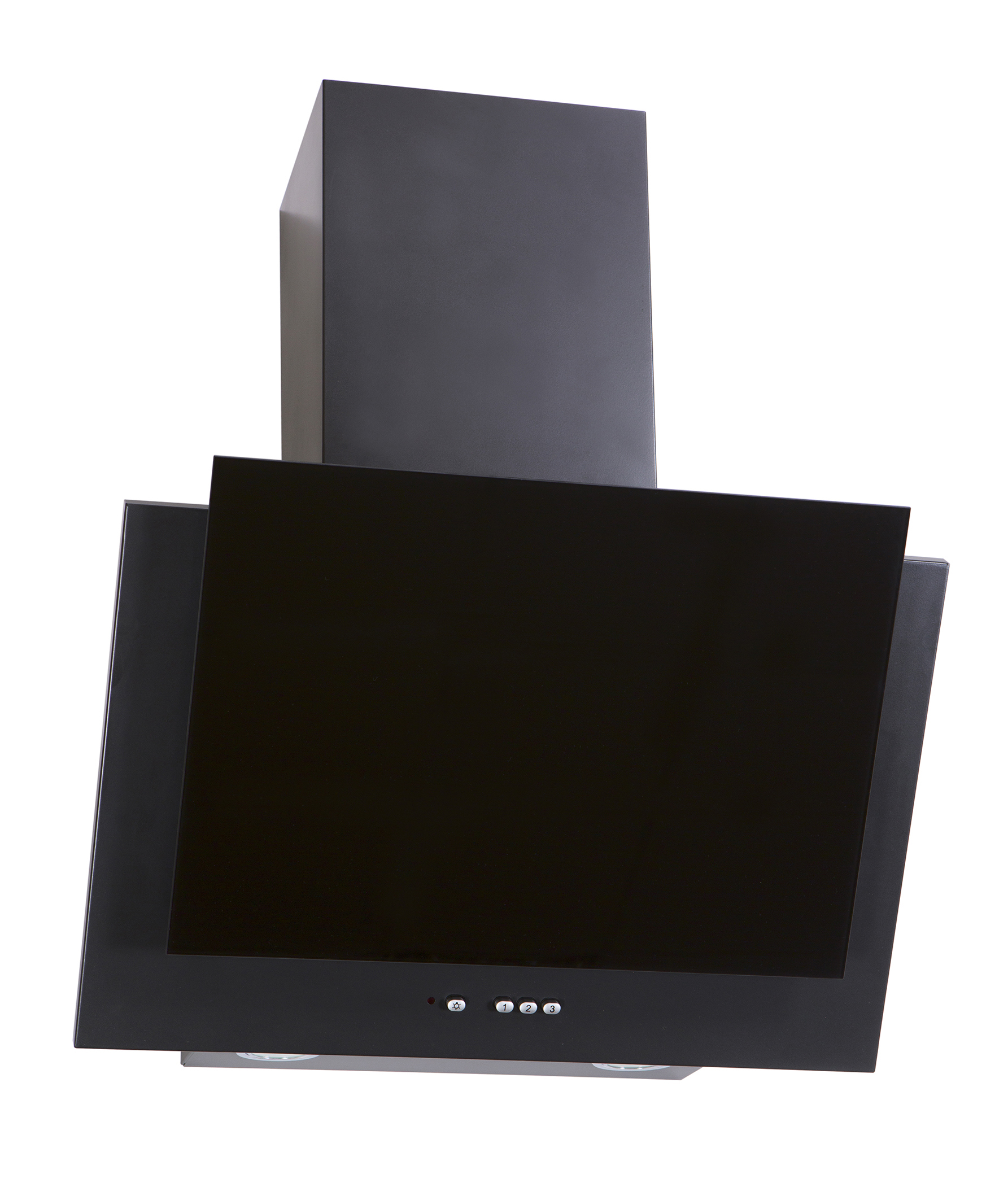 Изображение товара Встраиваемая наклонная кухонная вытяжка Elikor 60П-650-К3Д, 62 см, черная