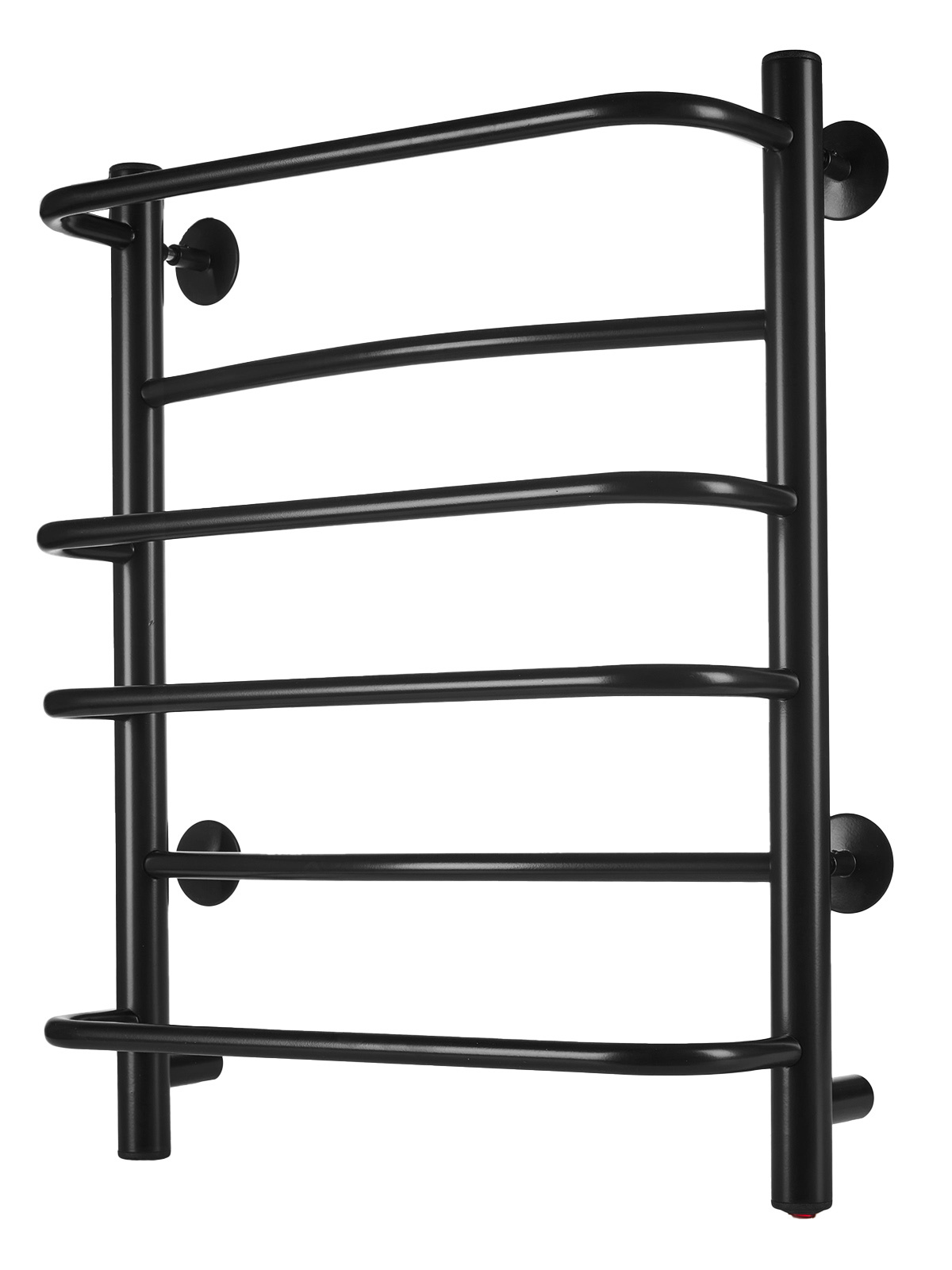 Изображение товара Электрический полотенцесушитель Aris Фантом П6 450x530 мм 85 Вт черный способ монтажа