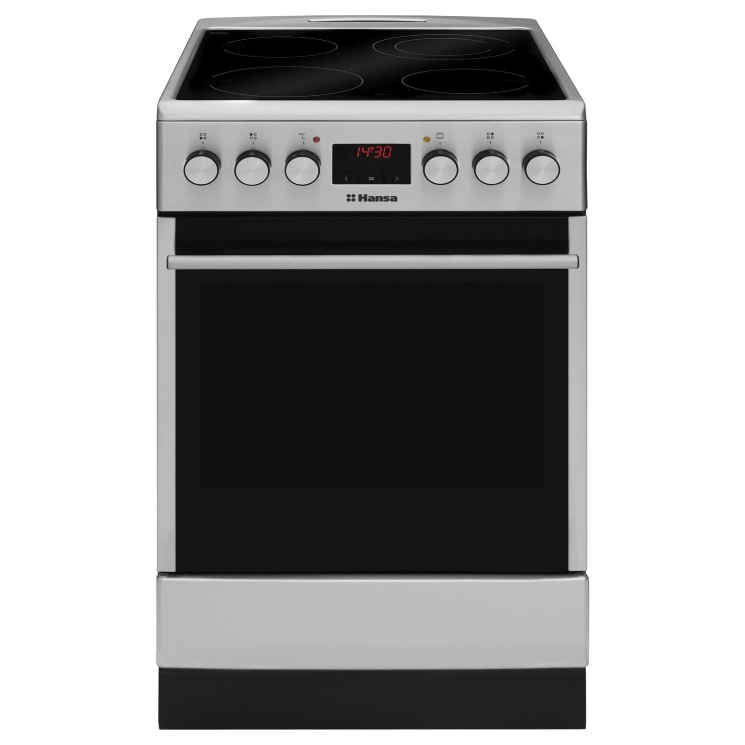 Изображение товара Электрическая плита с духовкой Hansa FCCX58208 50x85x60 см цвет нержавеющая сталь