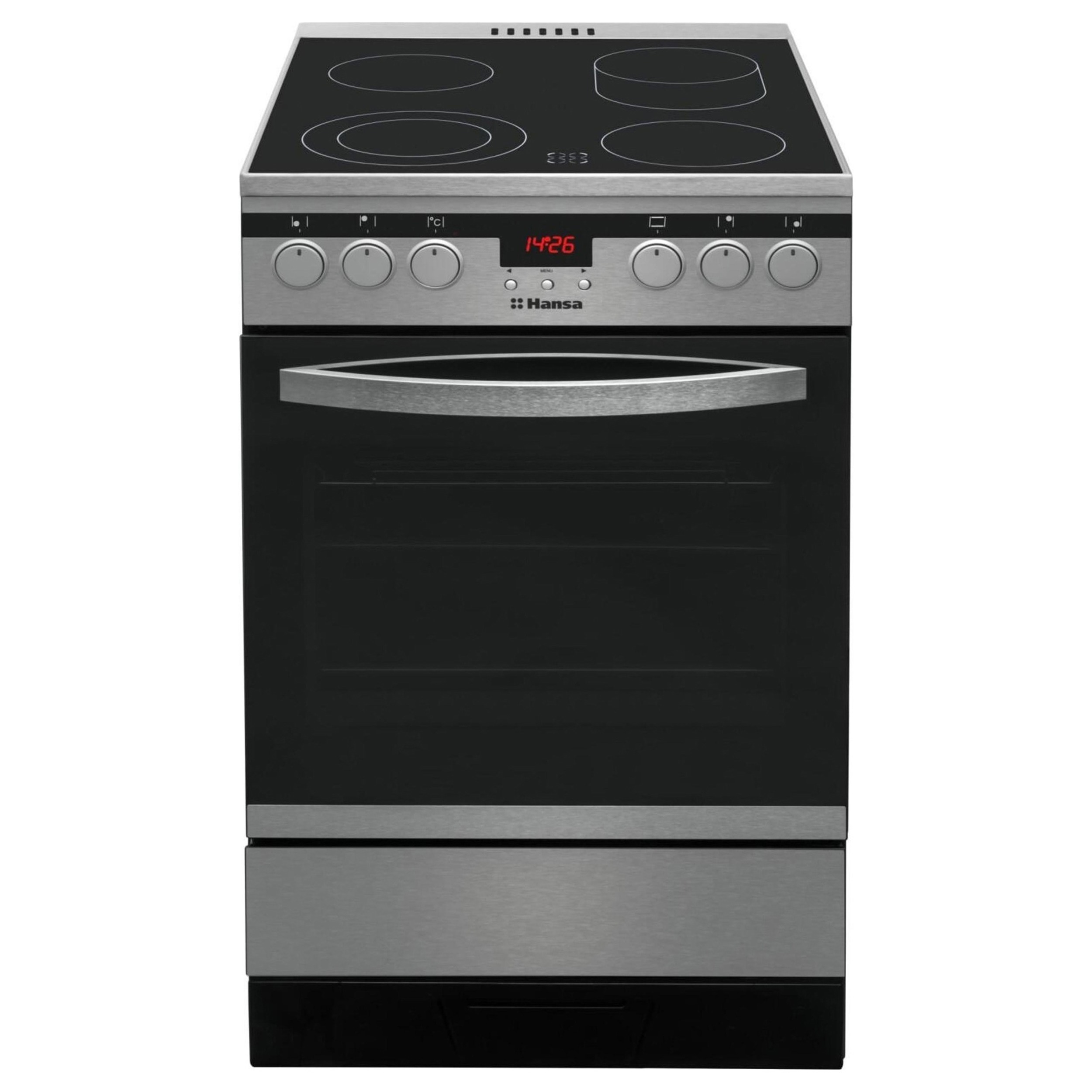 Изображение товара Электрическая плита с духовкой Hansa FCCX58226 50x85x60 см нержавеющая сталь