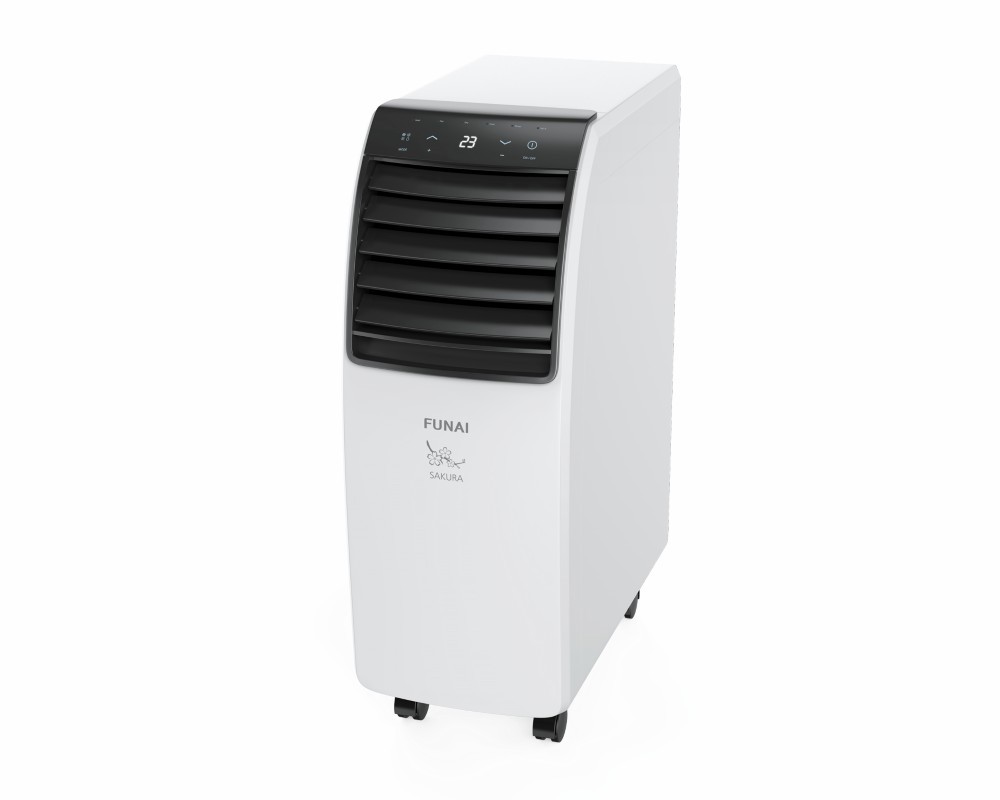 Изображение товара Кондиционер мобильный Funai MAC-SK30HPN03 9.8K BTU охлаждение/обогрев Изображение товара Кондиционер мобильный Funai MAC-SK30HPN03 9.8K BTU охлаждение/обогрев