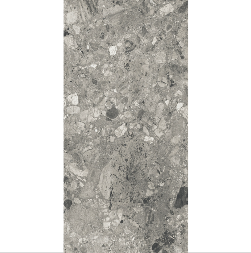 Изображение товара Керамогранит Agat Grey Cesena 60x120 см полированный серый для помещений и улицы