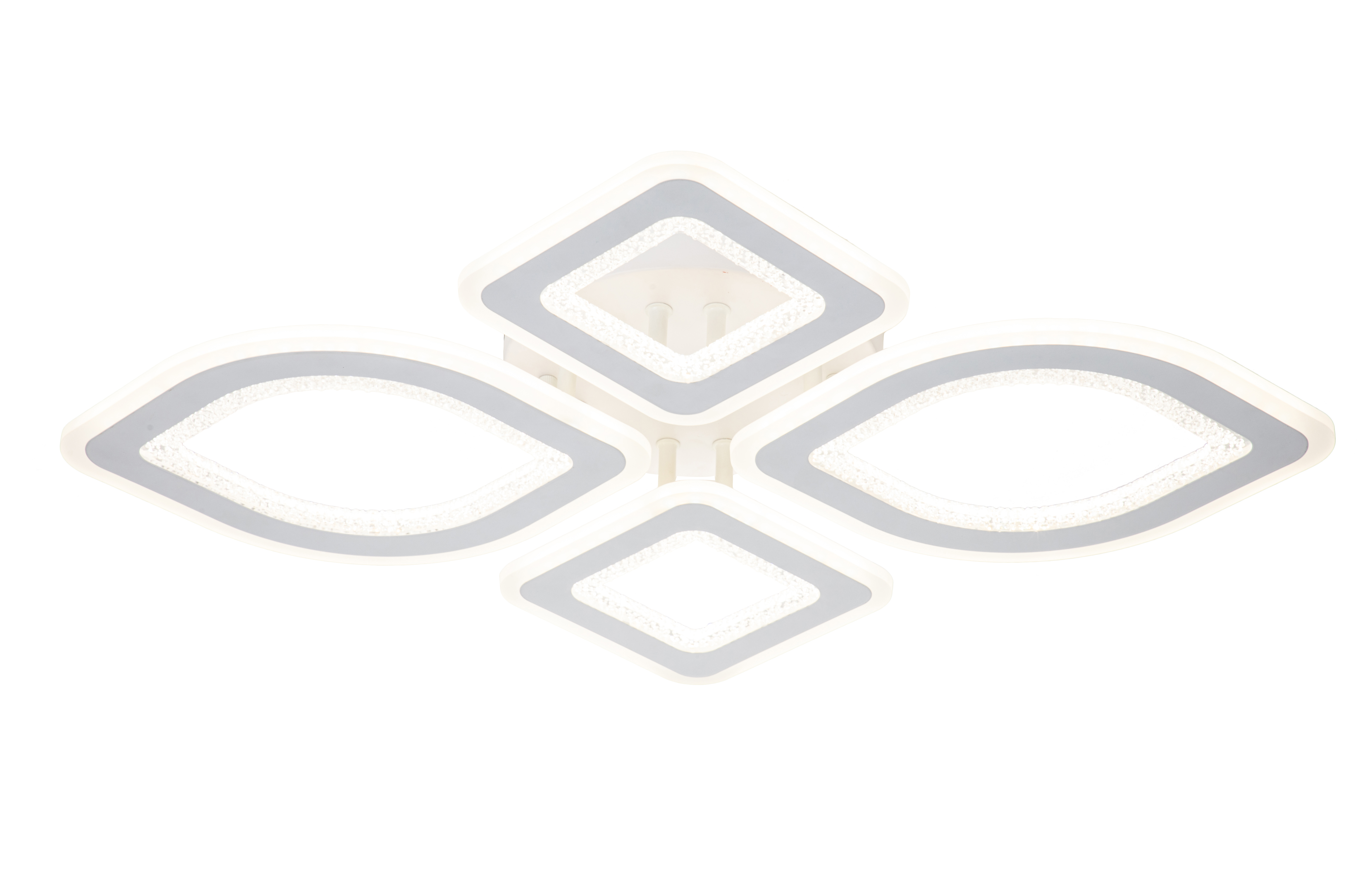 Изображение товара Люстра потолочная светодиодная Escada Dew с пультом управления 35 м² регулируемый белый свет цвет белый