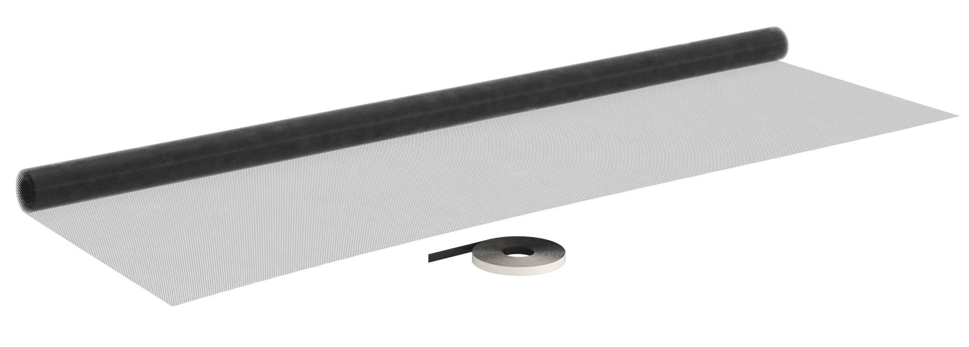 Москитная штора 150x250 см черный - 1
