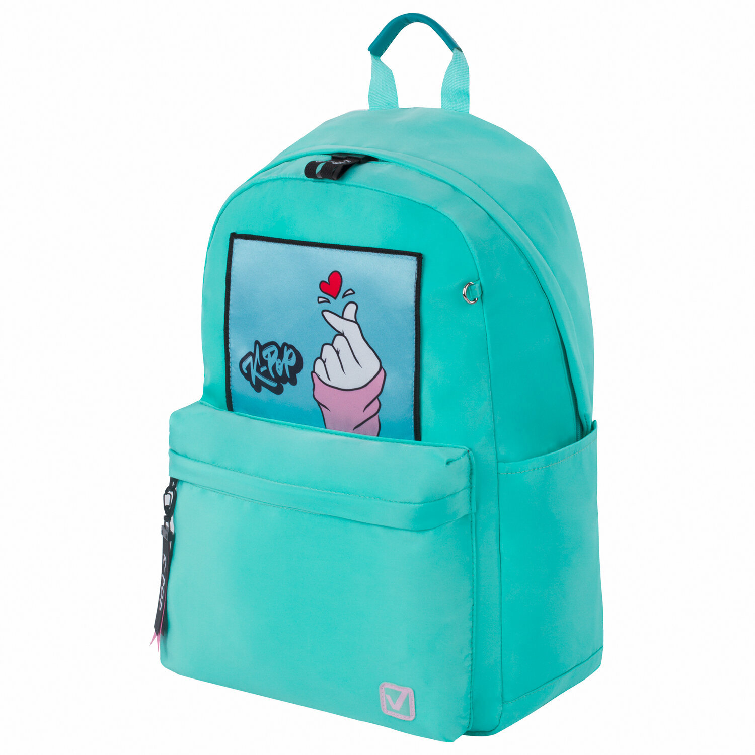 Изображение товара Женский рюкзак Brauberg Fashion City 31x44x16 см полиэстер бирюзовый