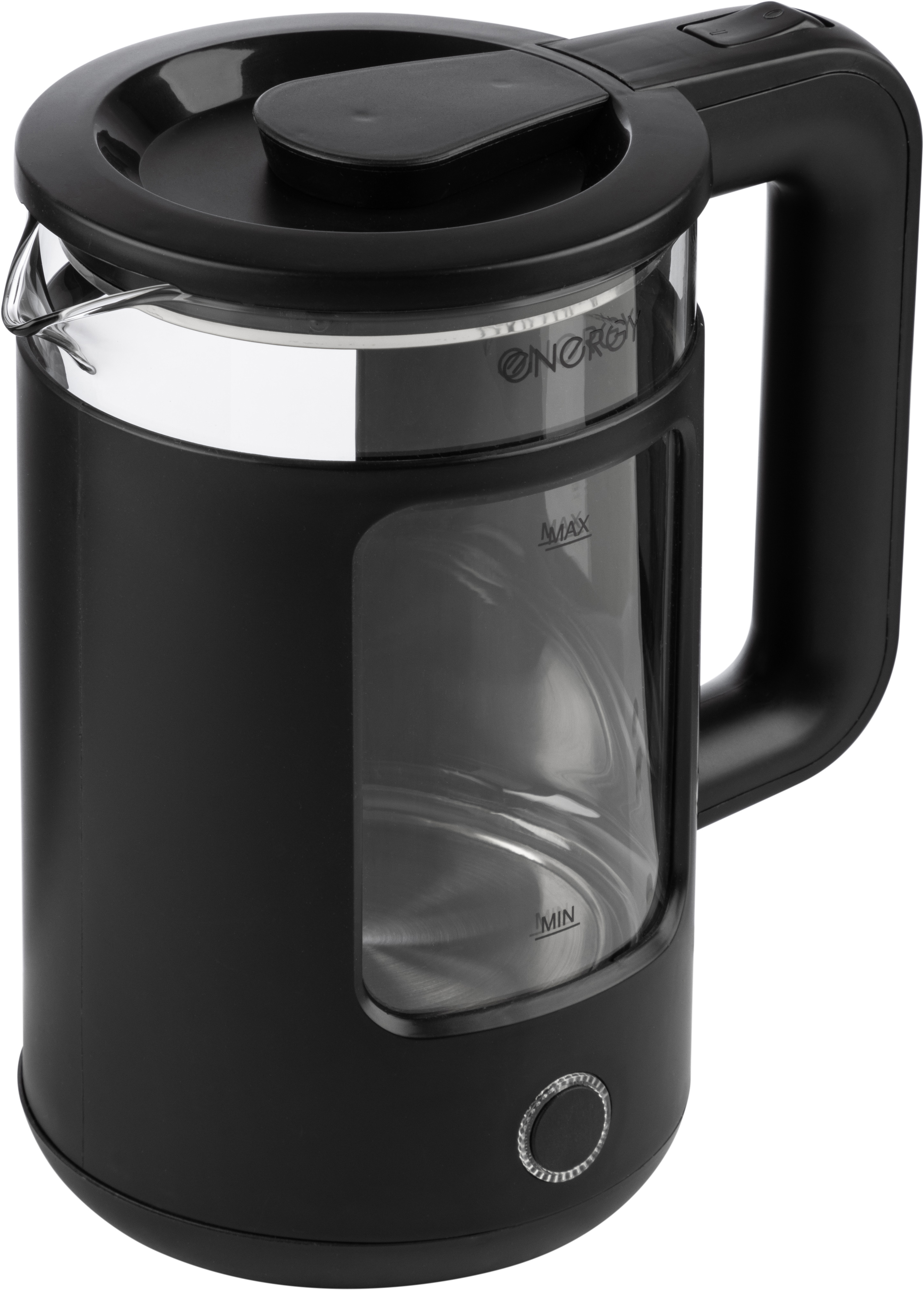 Изображение товара Электрический чайник Energy E-256 1.5 л стекло черный с подсветкой