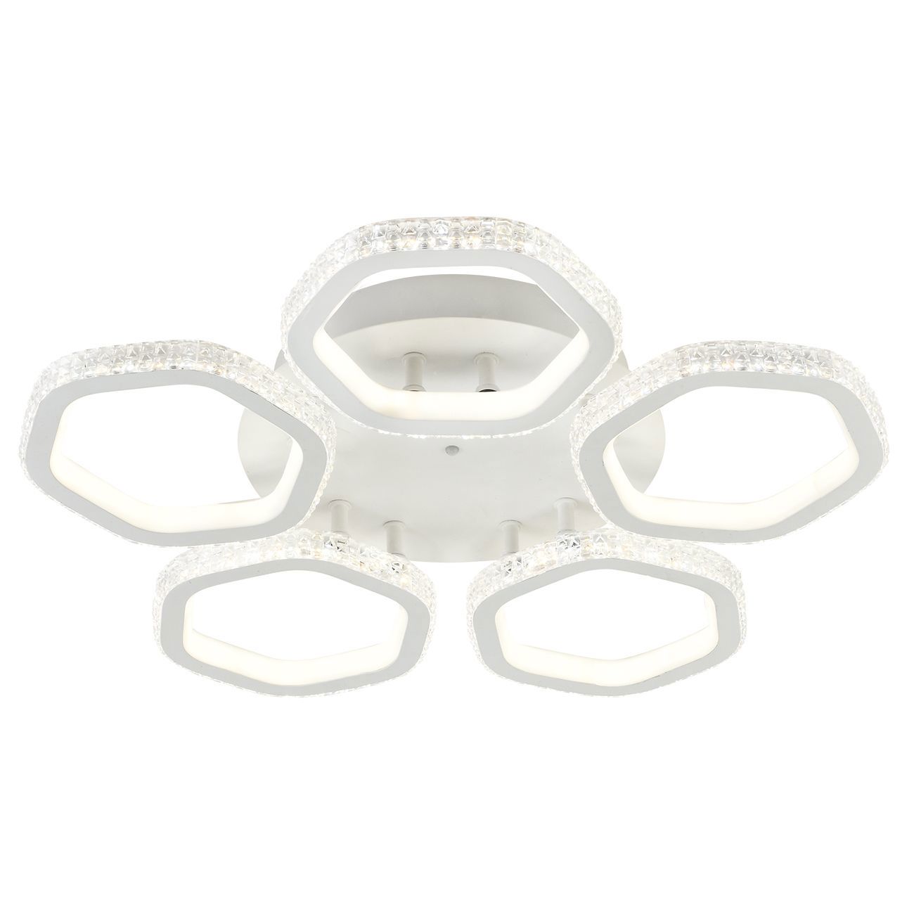 Изображение товара Светодиодная потолочная люстра ESCADA 10263/5LED белая с пультом и регулировкой