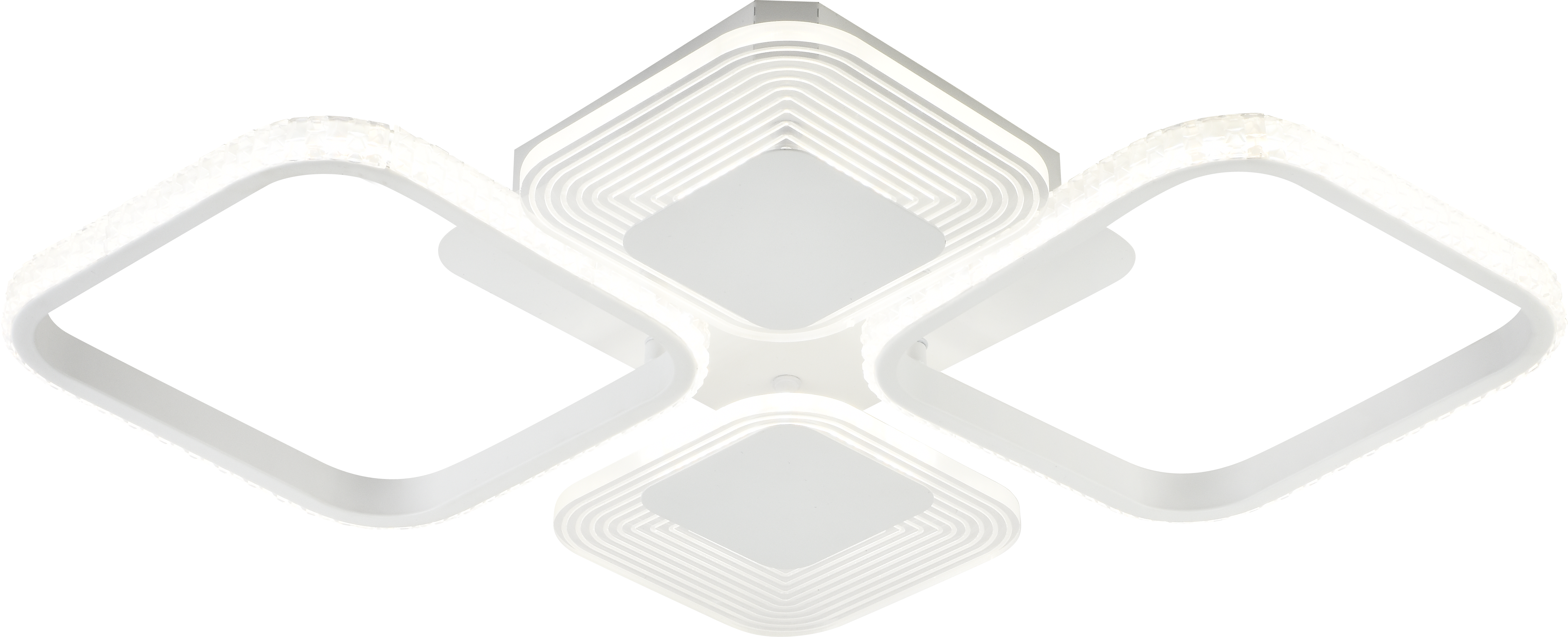 Изображение товара Люстра потолочная светодиодная Escada Dew с пультом управления 18 м² регулируемый белый свет цвет белый