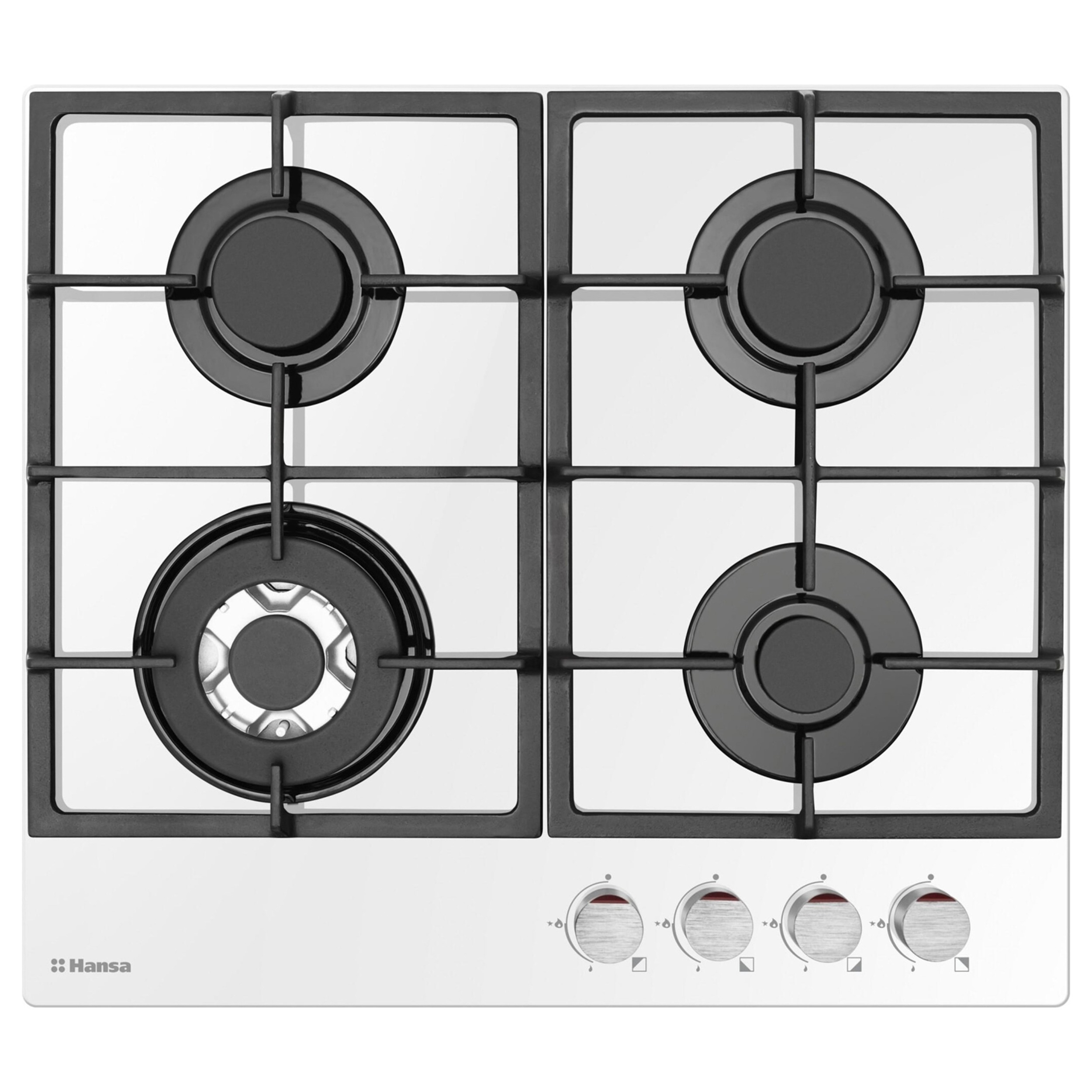 Изображение товара Газовая варочная панель Hansa BHKW611502 59 см 4 конфорки цвет белый