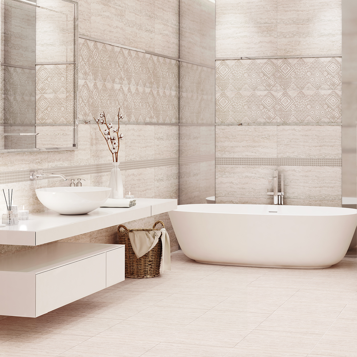 Изображение товара Плитка напольная Azori Ascoli 42x42 см серый для внутреннего пола