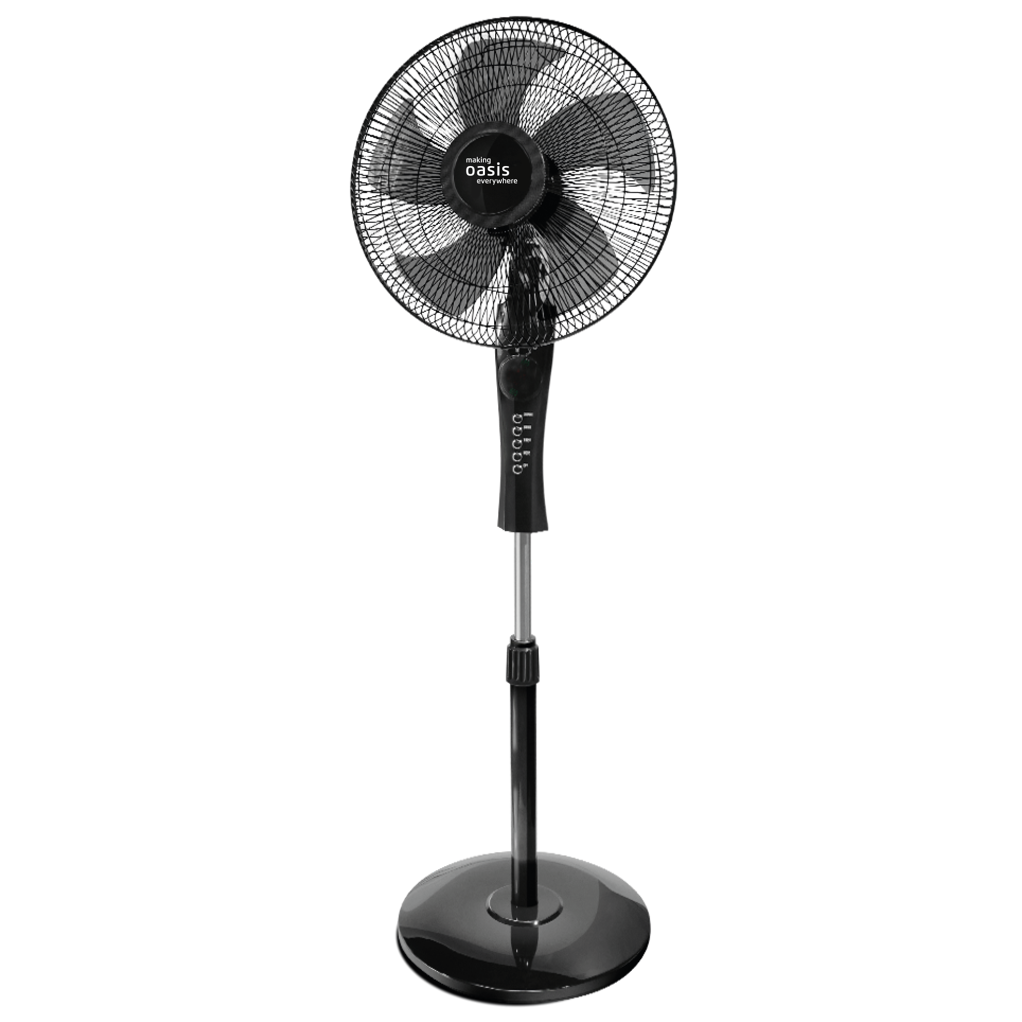 Изображение товара Вентилятор напольный Oasis VF-40DMB 50 Вт D50 см цвет черный