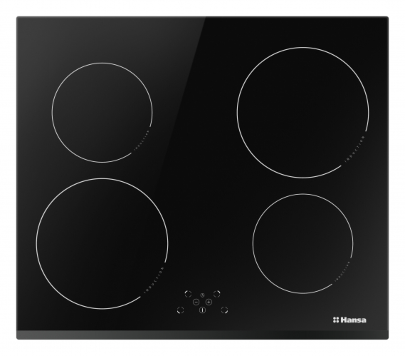 Изображение товара Индукционная варочная панель Hansa BHI68313 58 см 4 конфорки цвет черный