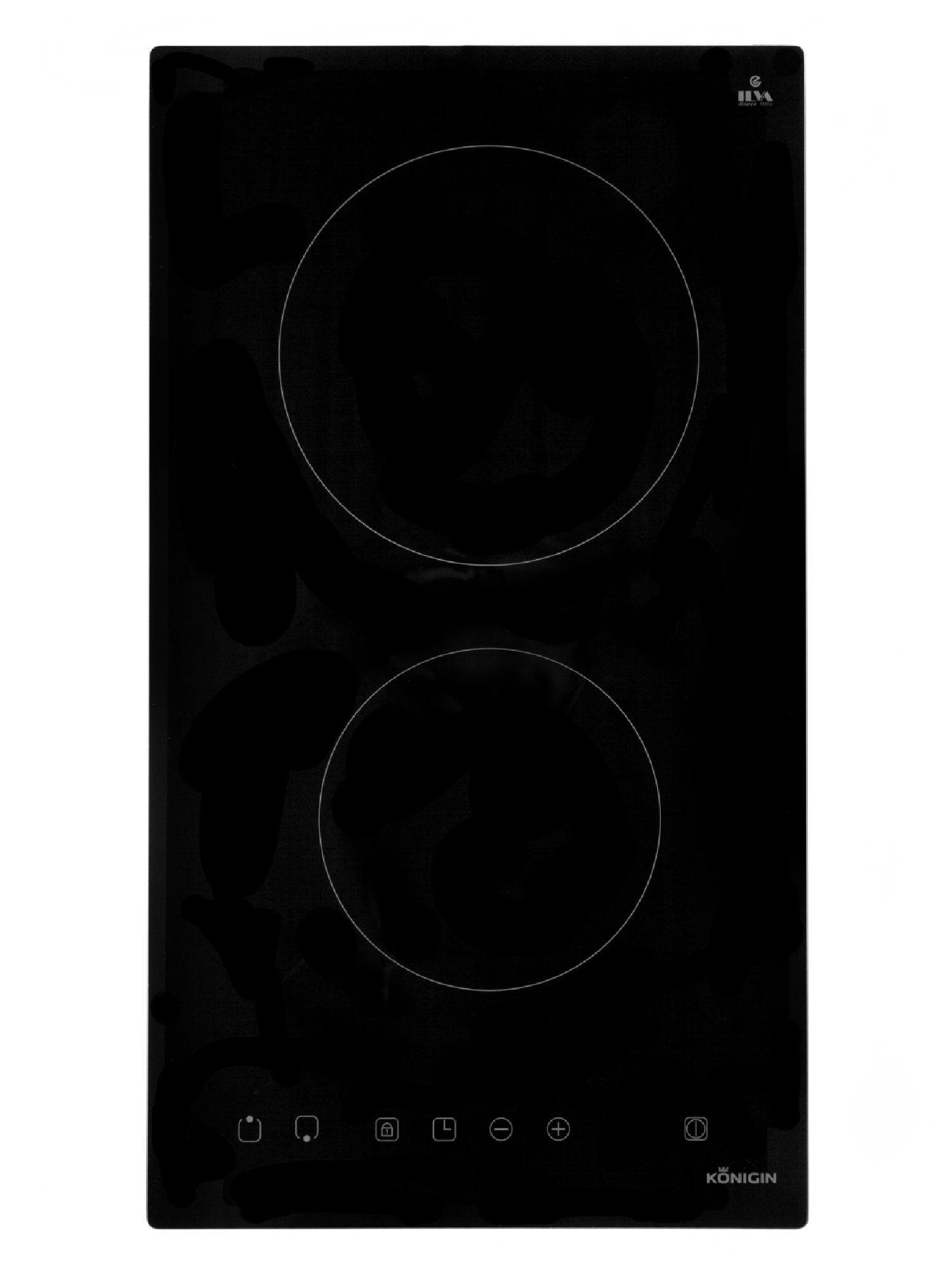 Изображение товара Электрическая варочная панель Konigin Virgo C302 TBK 2 конфорки стеклокерамика