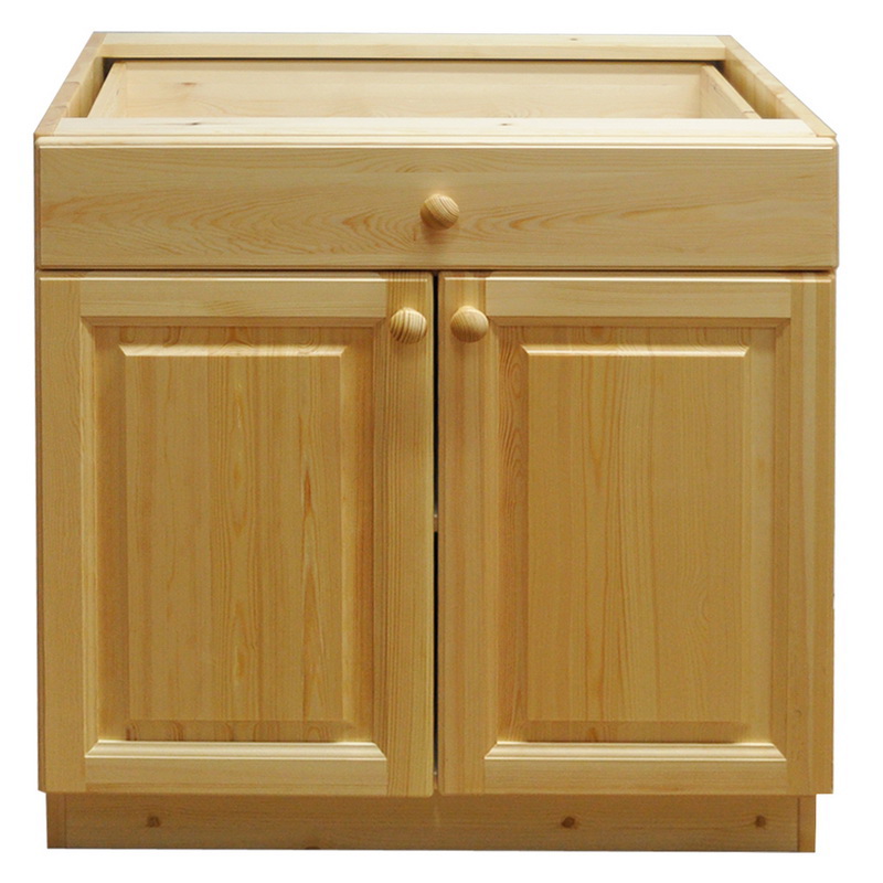 Изображение товара Напольный шкаф Дом мебели из сосны Весури 80x85x50 см сосна цвет бежевый