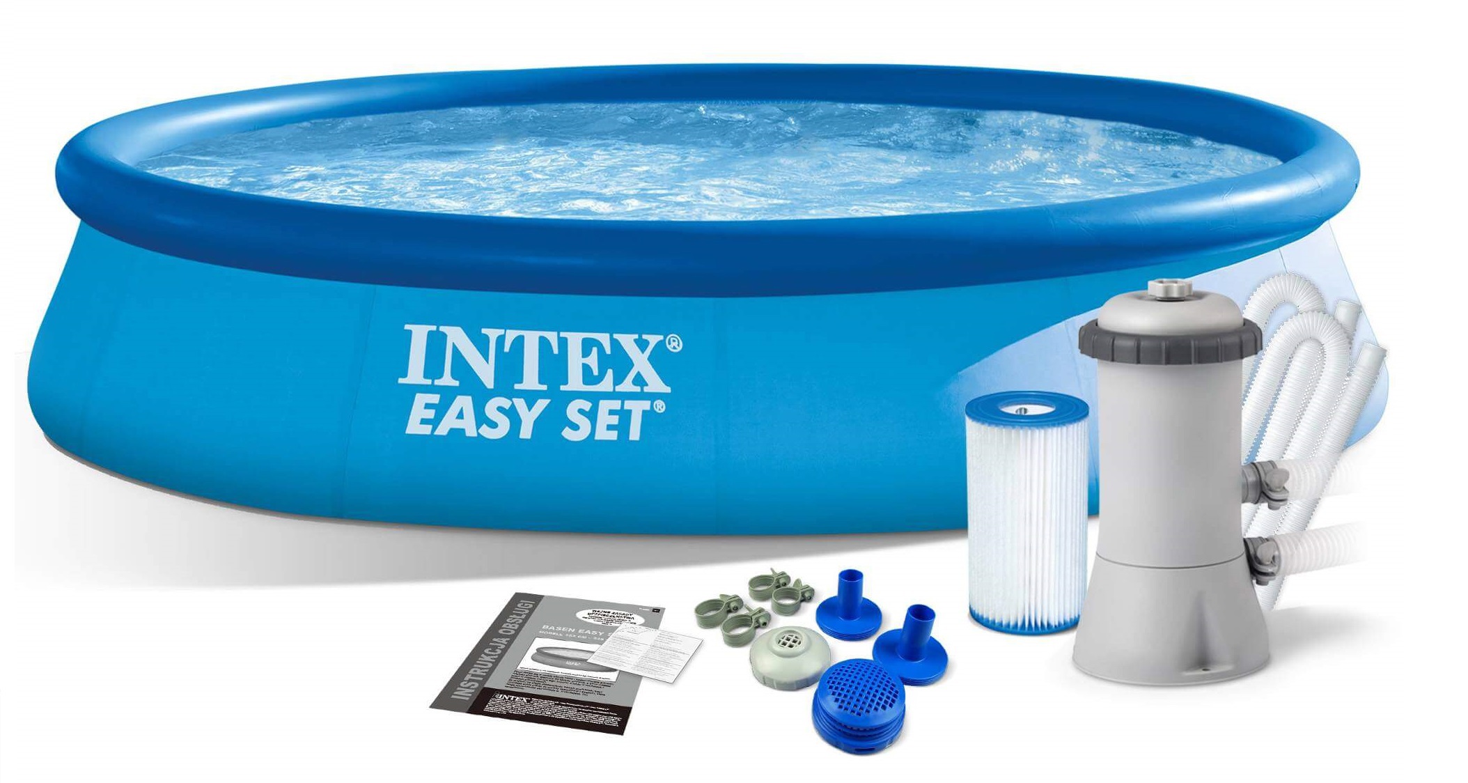 Изображение товара Надувной бассейн Intex 28142 intex 3.66 м x 0.84 м 7290 л