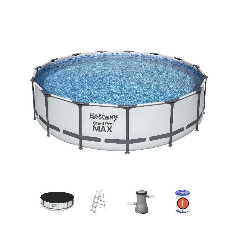 Изображение товара Каркасный бассейн Bestway 56488 bw 4.57 м x 1.07 м 14970 л