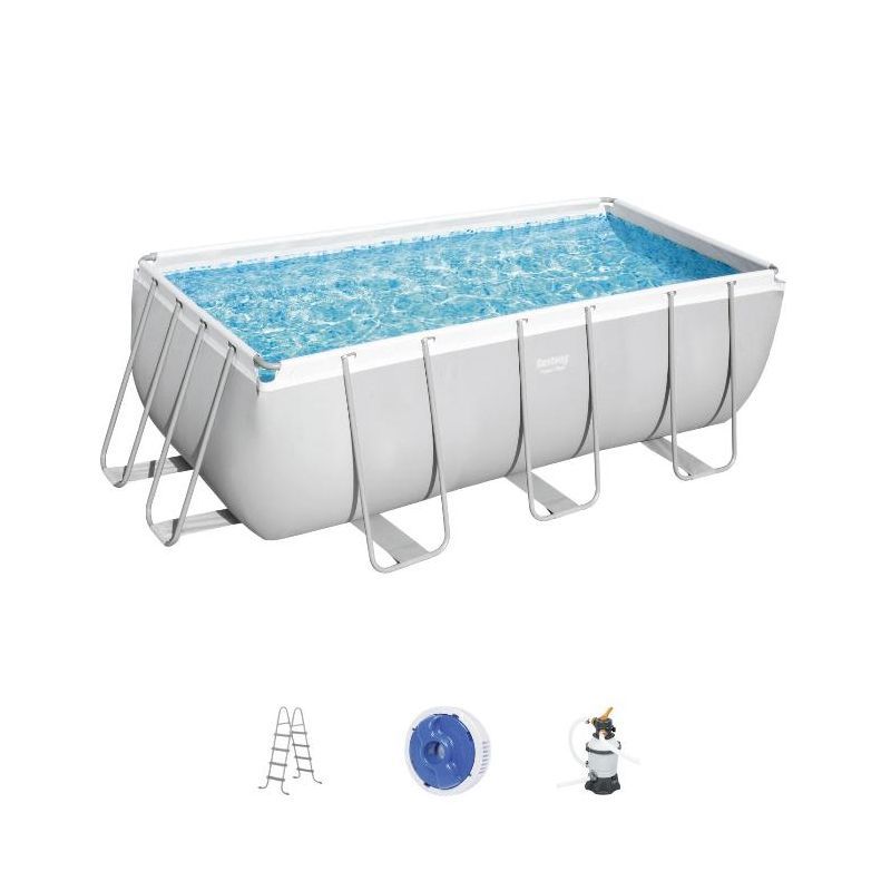 Изображение товара Каркасный бассейн Bestway 131767 4.12 м x 2.01 м 1.22 м 8124 л