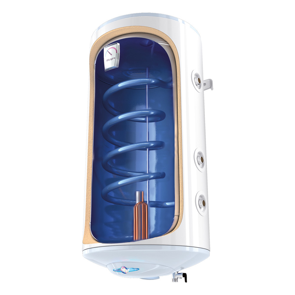 Изображение товара Бойлер косвенного нагрева 150 л Tesy 301880 6 кВт ТЭН 2 кВт вертикальный настенный эмалированная сталь