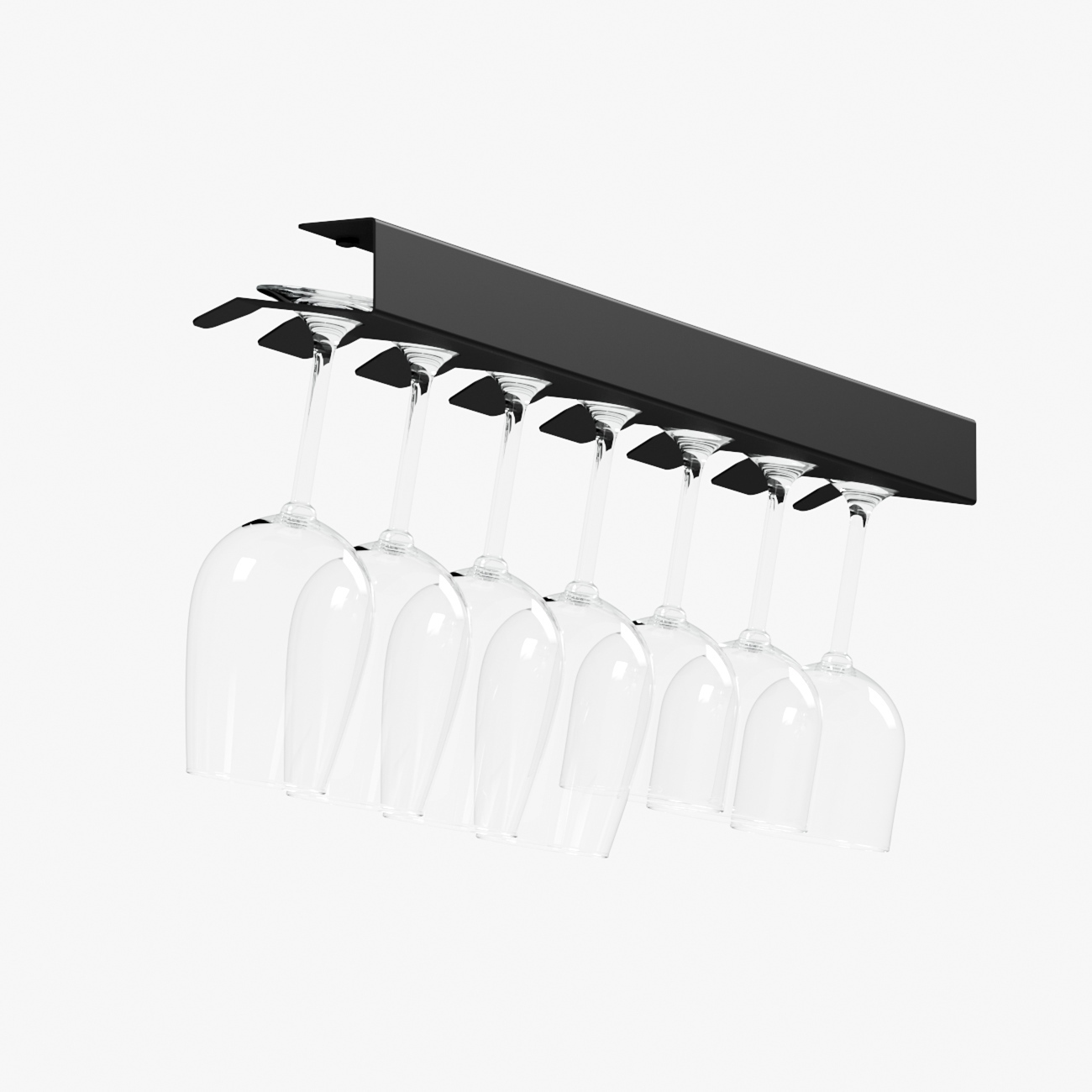 Изображение товара Металлический подвесной держатель для бокалов TEMPACHE 7 предметов в стиле современного дизайна