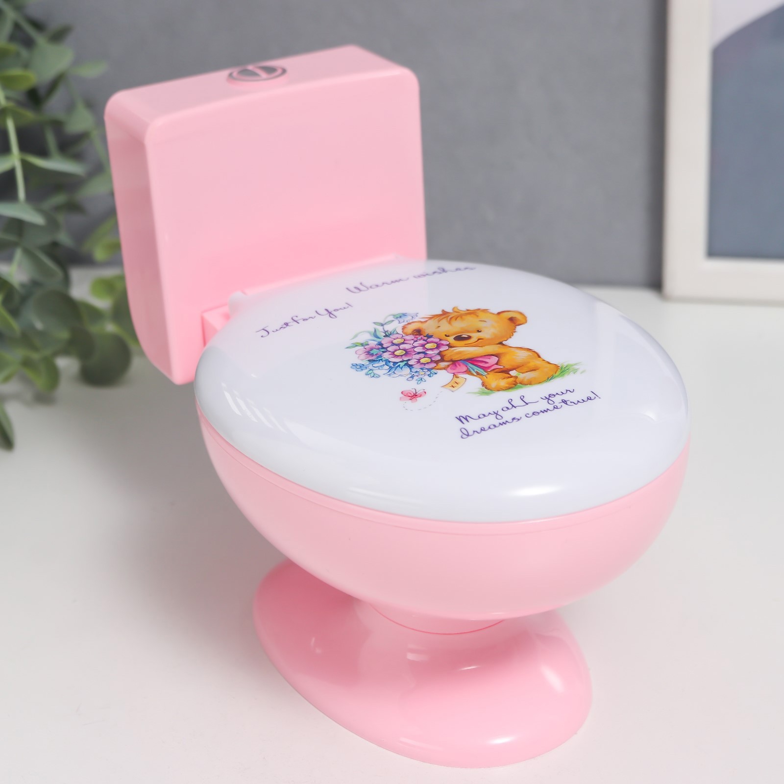 Изображение товара Шкатулка музыкальная SIMALAND Розовый with зеркало 10.5x18x13.5 см