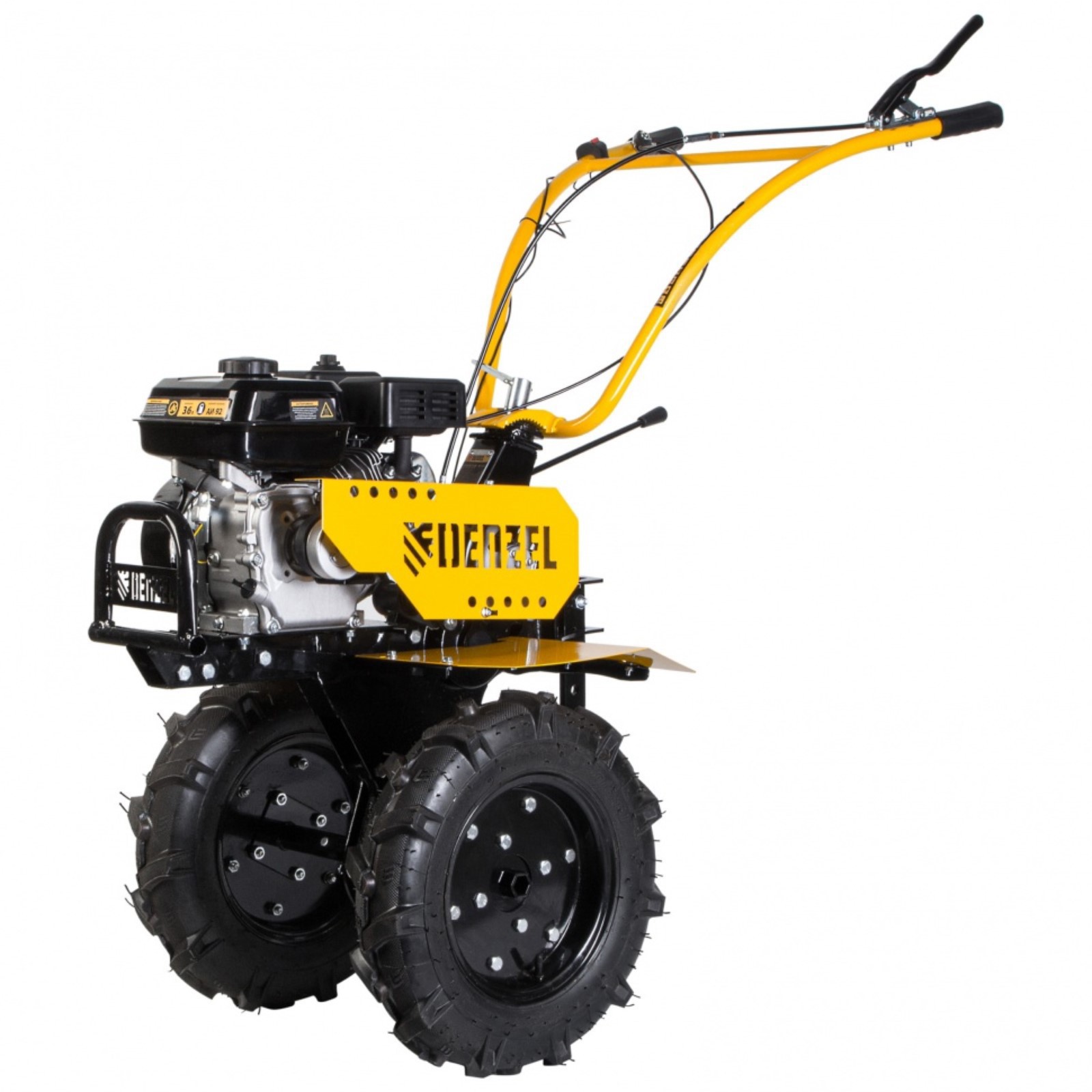 Изображение товара Мотоблок бензиновый Denzel DPT-470 7 л.с. с фрезой 85 см и гарантией 3 года