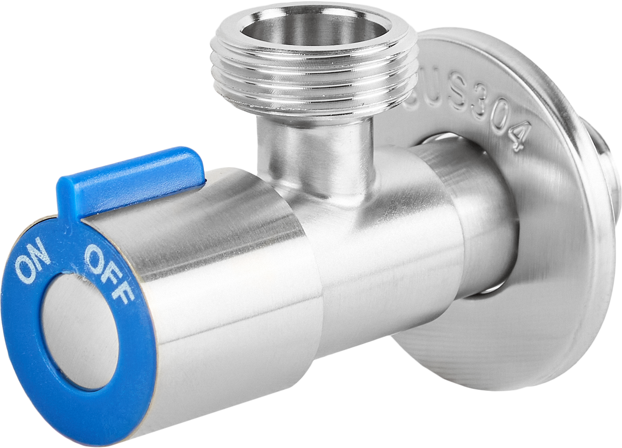 Изображение товара Кран шаровой угловой RM DN15 PN10 1/2x3/4" сталь ручка флажок