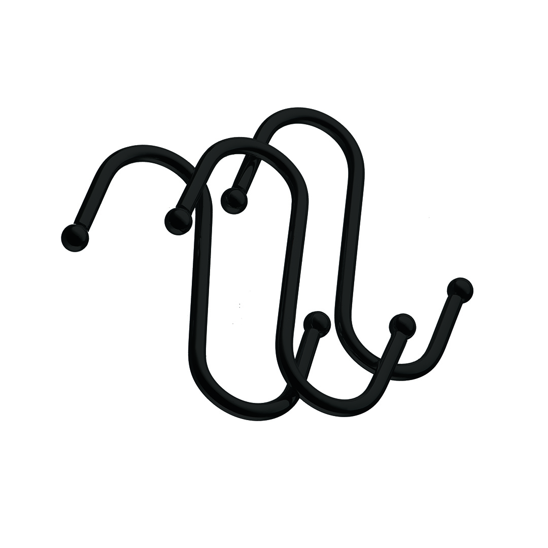 Изображение товара Комплект крючков больших Lemax 1.5x6.5x7.3 см цвет черный 3 шт.