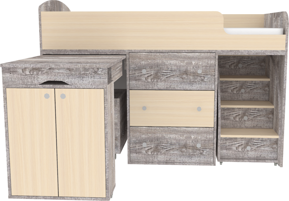 Изображение товара Кровать Кариви Малыш чердак для детей 163.2x113.2 см