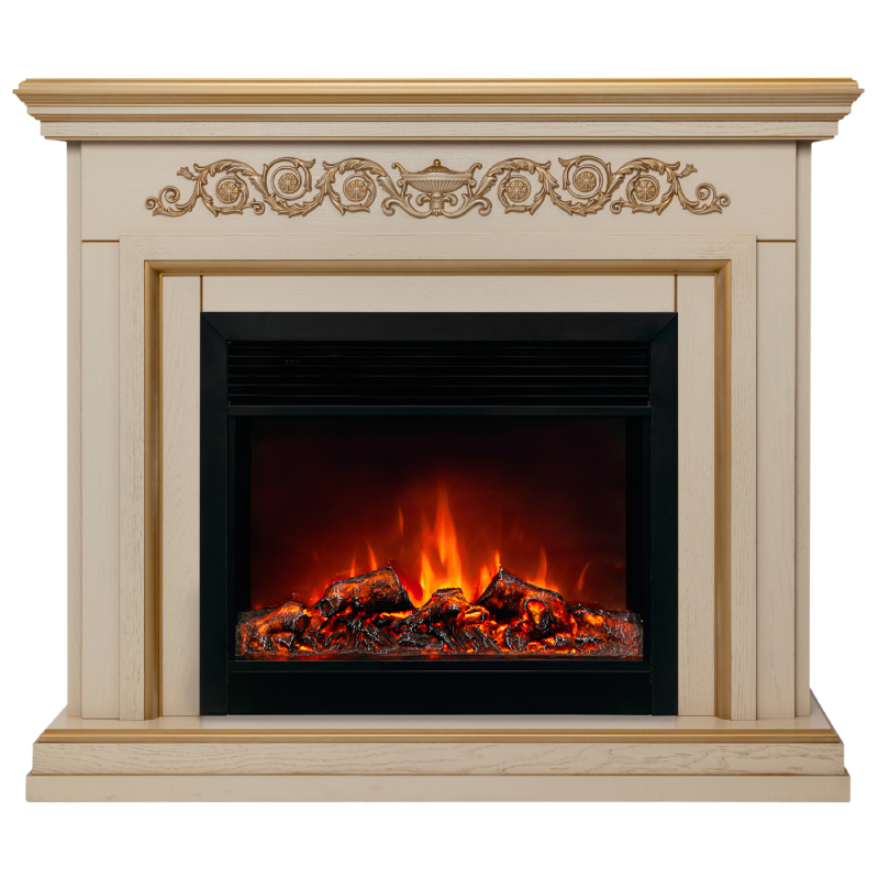 Изображение товара Каминокомплект Leticia 26 WT-619G + Moonblaze-S Lux BL