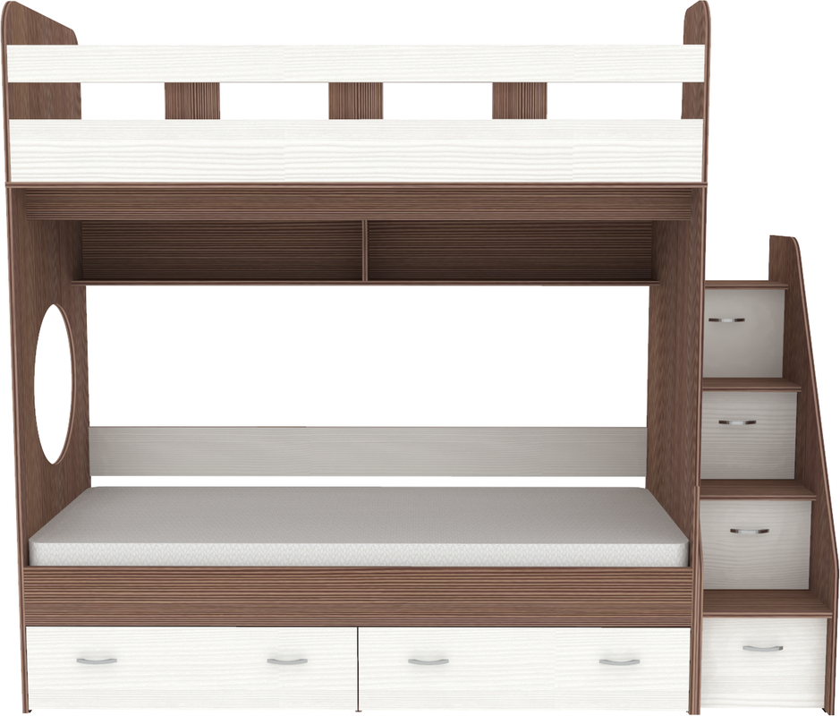 Изображение товара Кровать Кариви КИВи 234x84x84 см ЛДСП цвет светлое дерево 00288-03-04-04