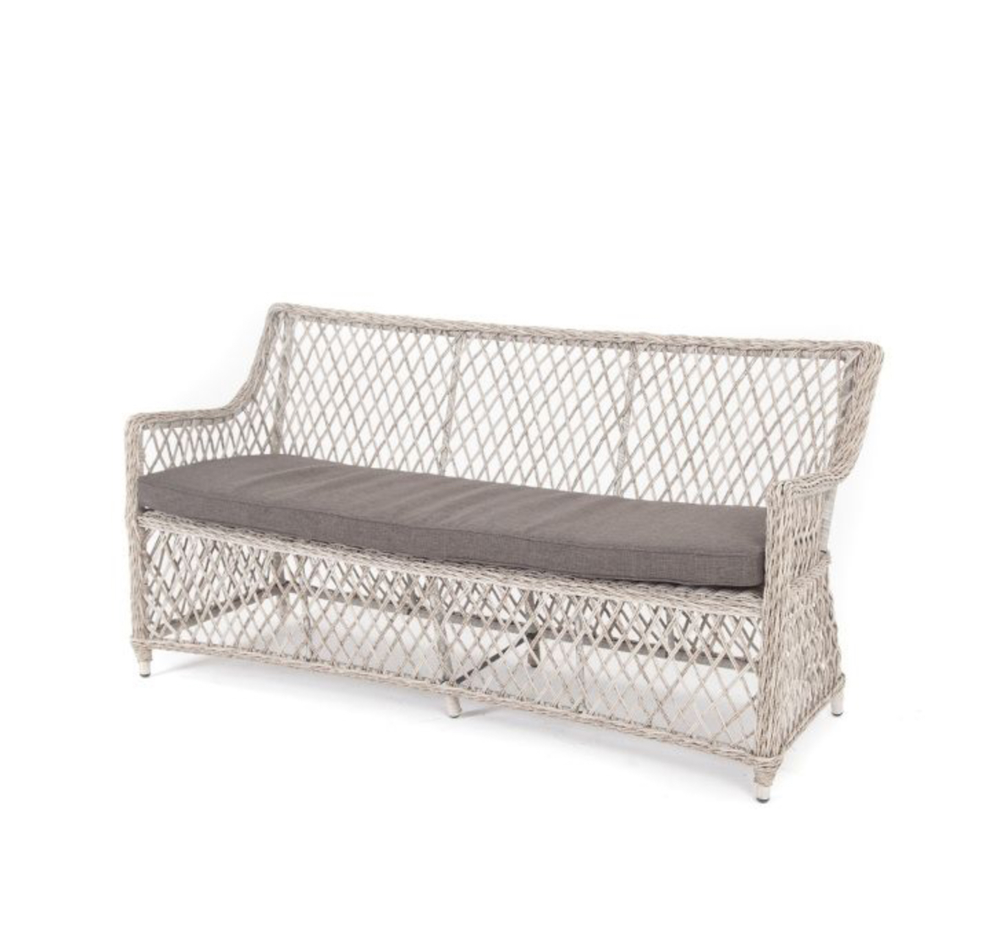 Изображение товара Диван садовый 4sis YH-C2169W Латте бежевый из искусственного ротанга